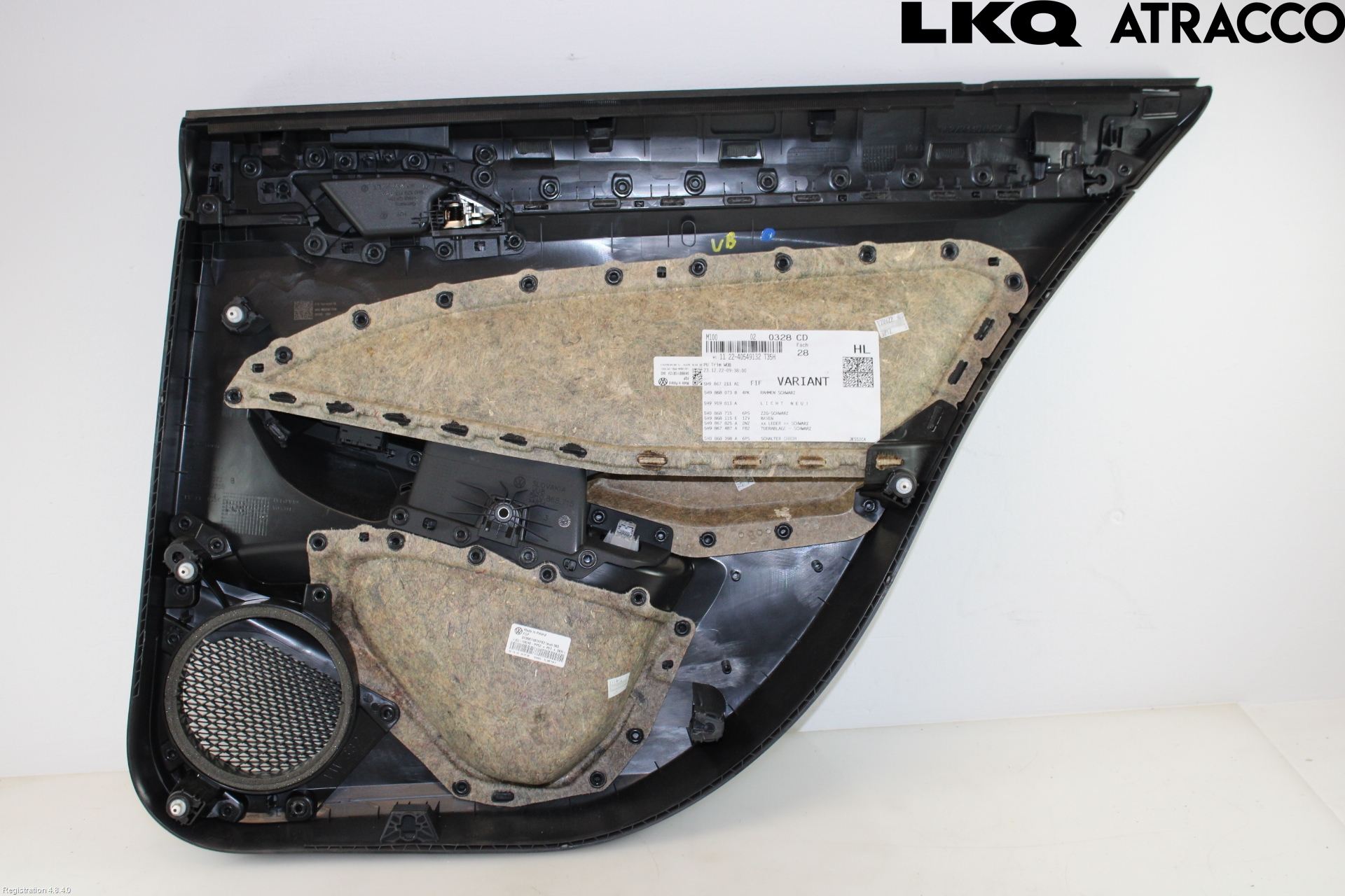 Volkswagen VW GOLF / E-GOLF VIII 20- Dörrklädsel Vä