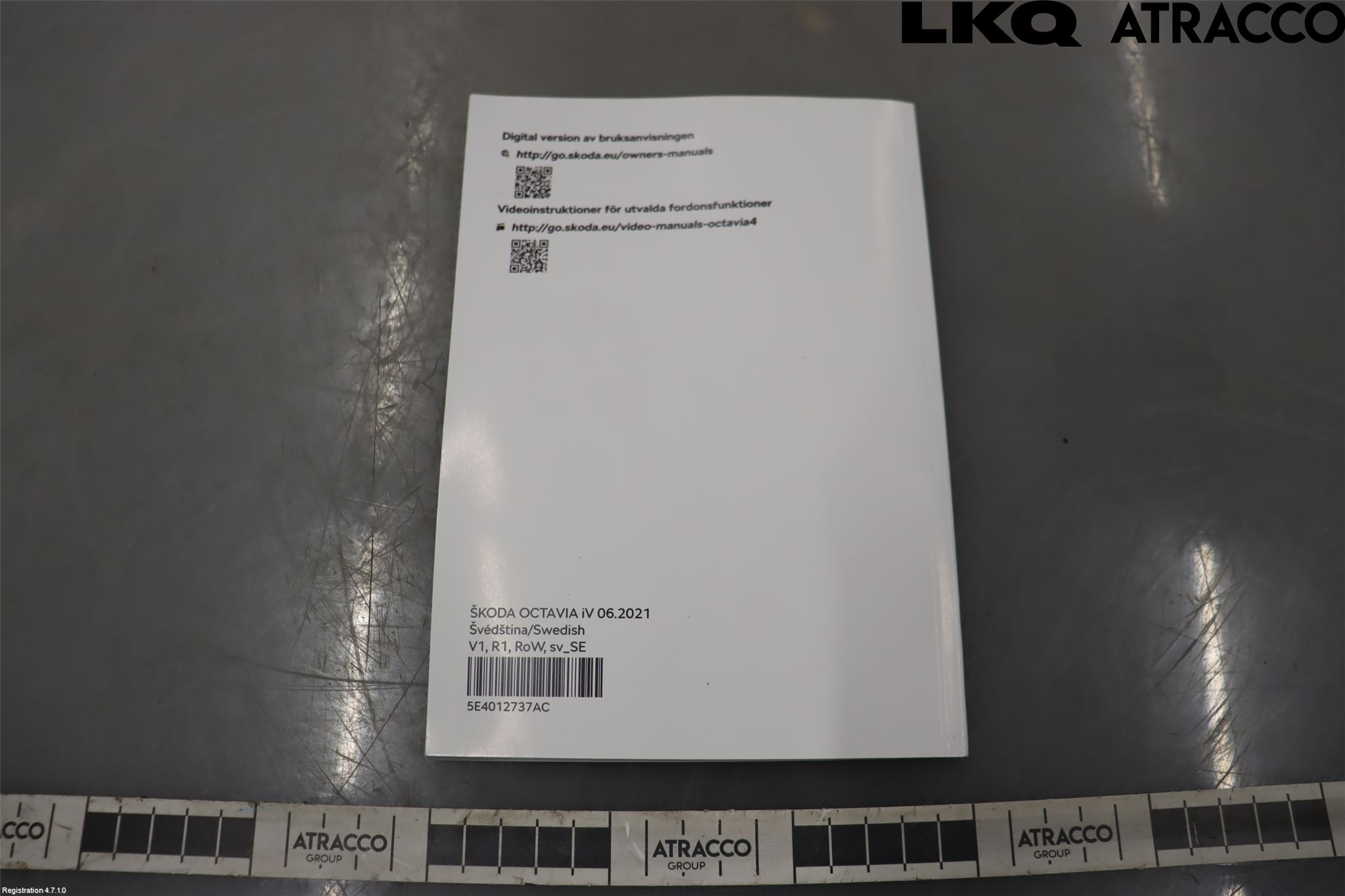 Skoda OCTAVIA (5E) 13-20 Instruktionsbok