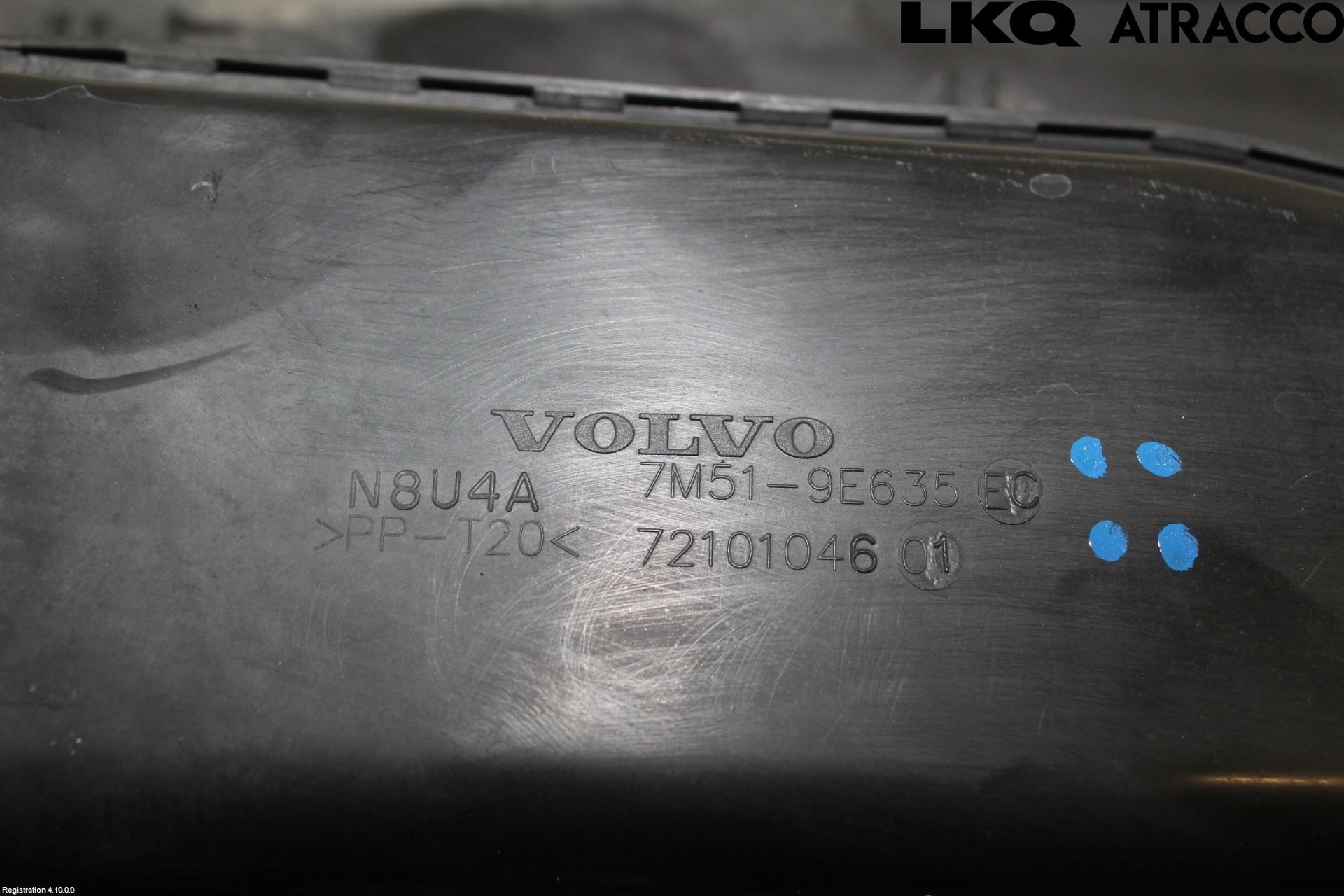 Volvo V50 08-12 Deflektor Plåt-Plast Kylning