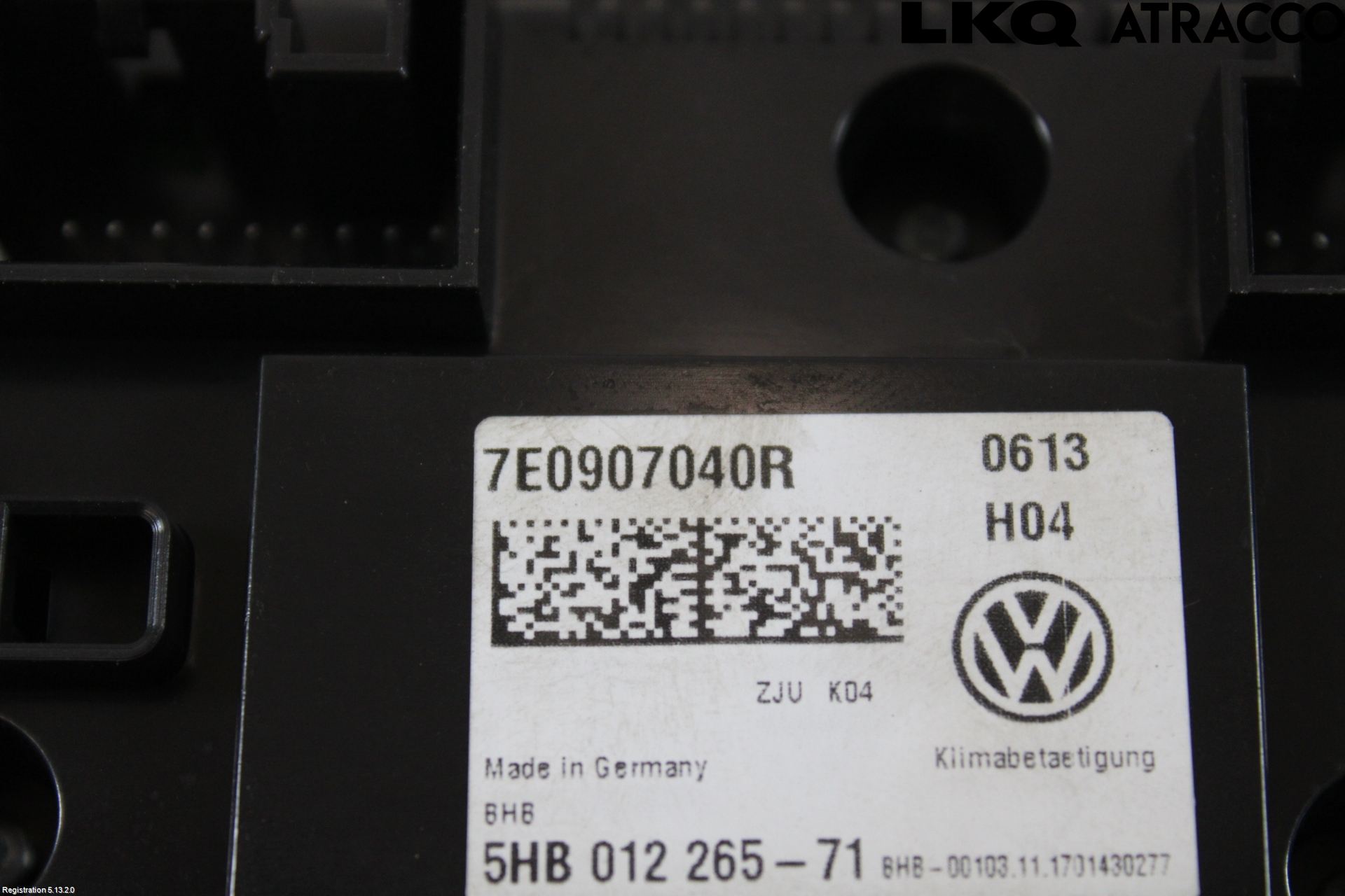 Volkswagen VW TRANSP/CARAVELLE (T6) 16-22 Värmereglage