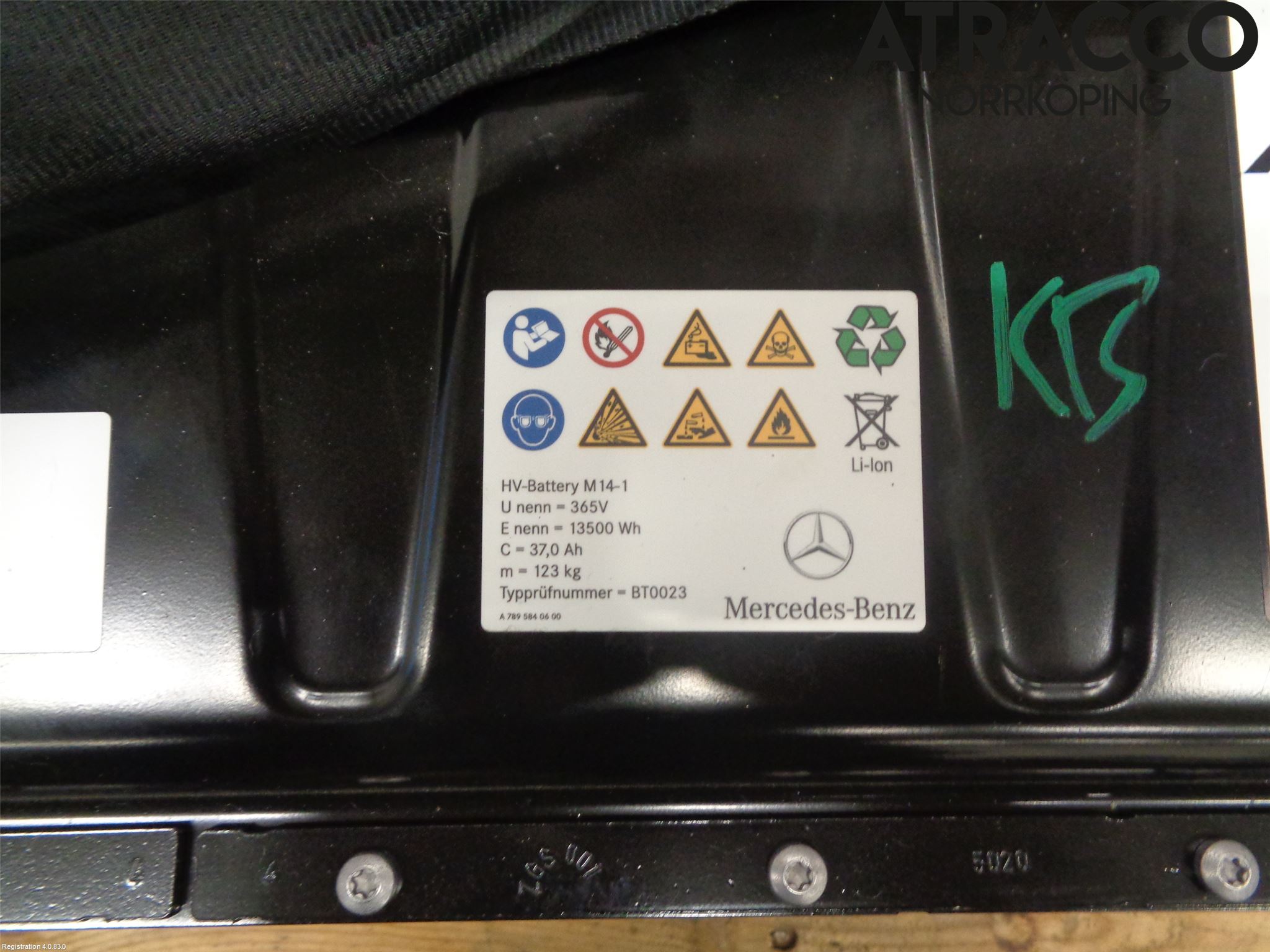 Mercedes-Benz MB GLC-KLASS (X253/C253) 15-22 Batteri Högspänning