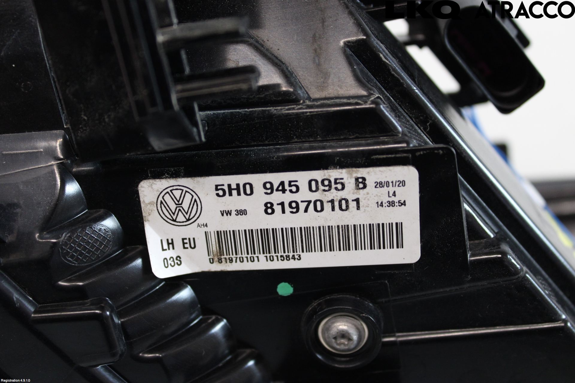 Volkswagen VW GOLF / E-GOLF VIII 20- Bakljus Vänster