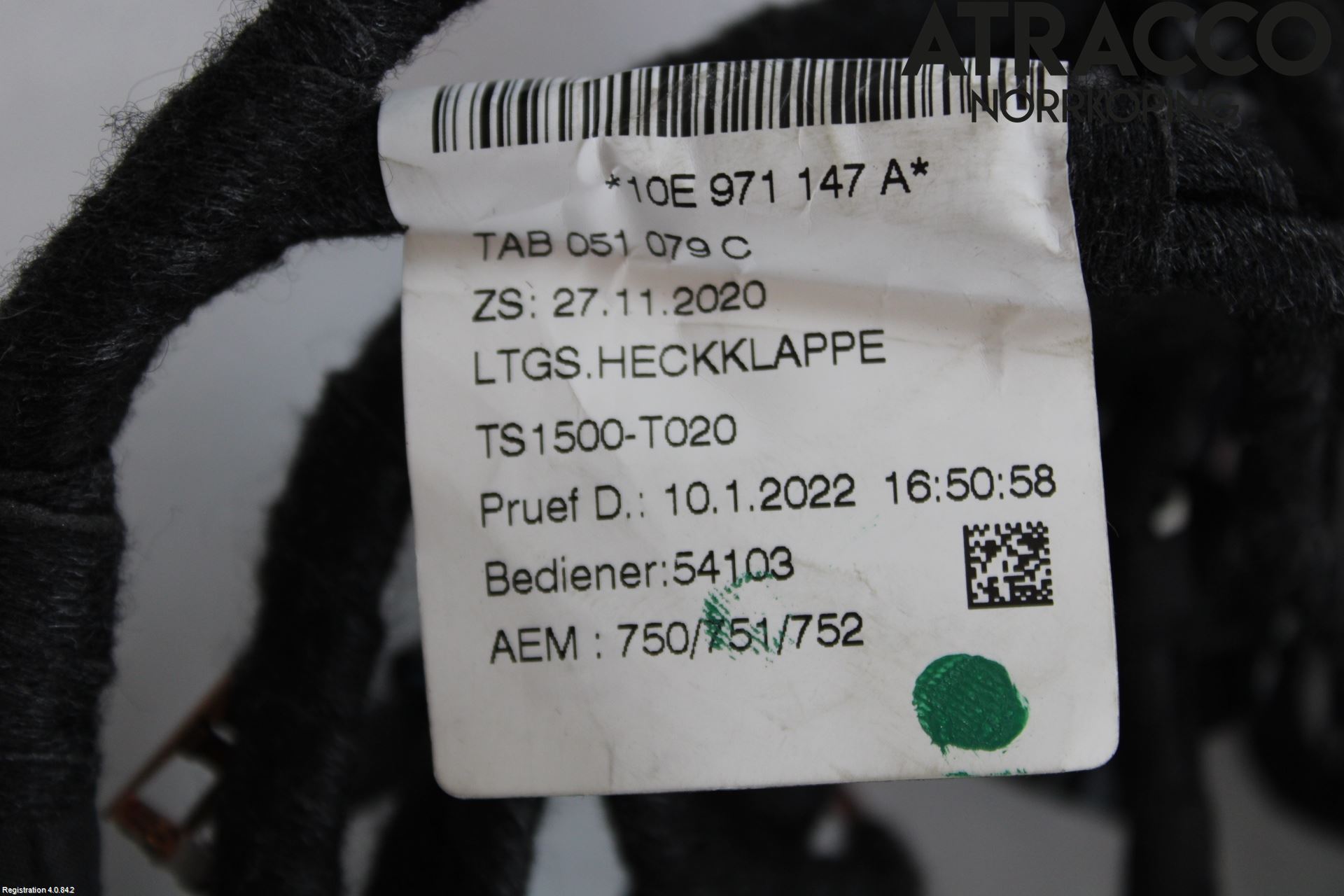 Cupra BORN 22- Kabelhärva