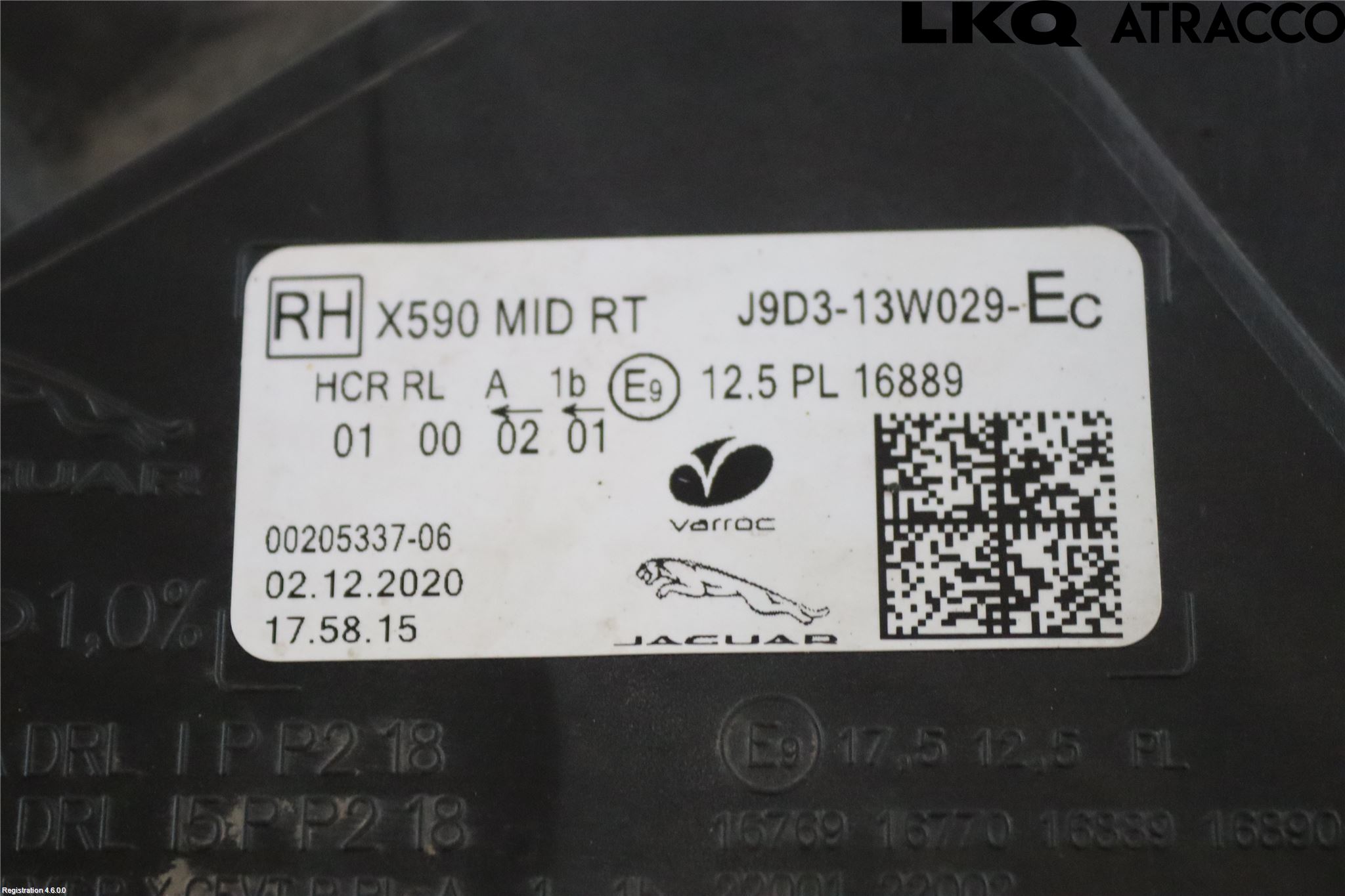 Jaguar I-PACE 18- Strålkastare Höger