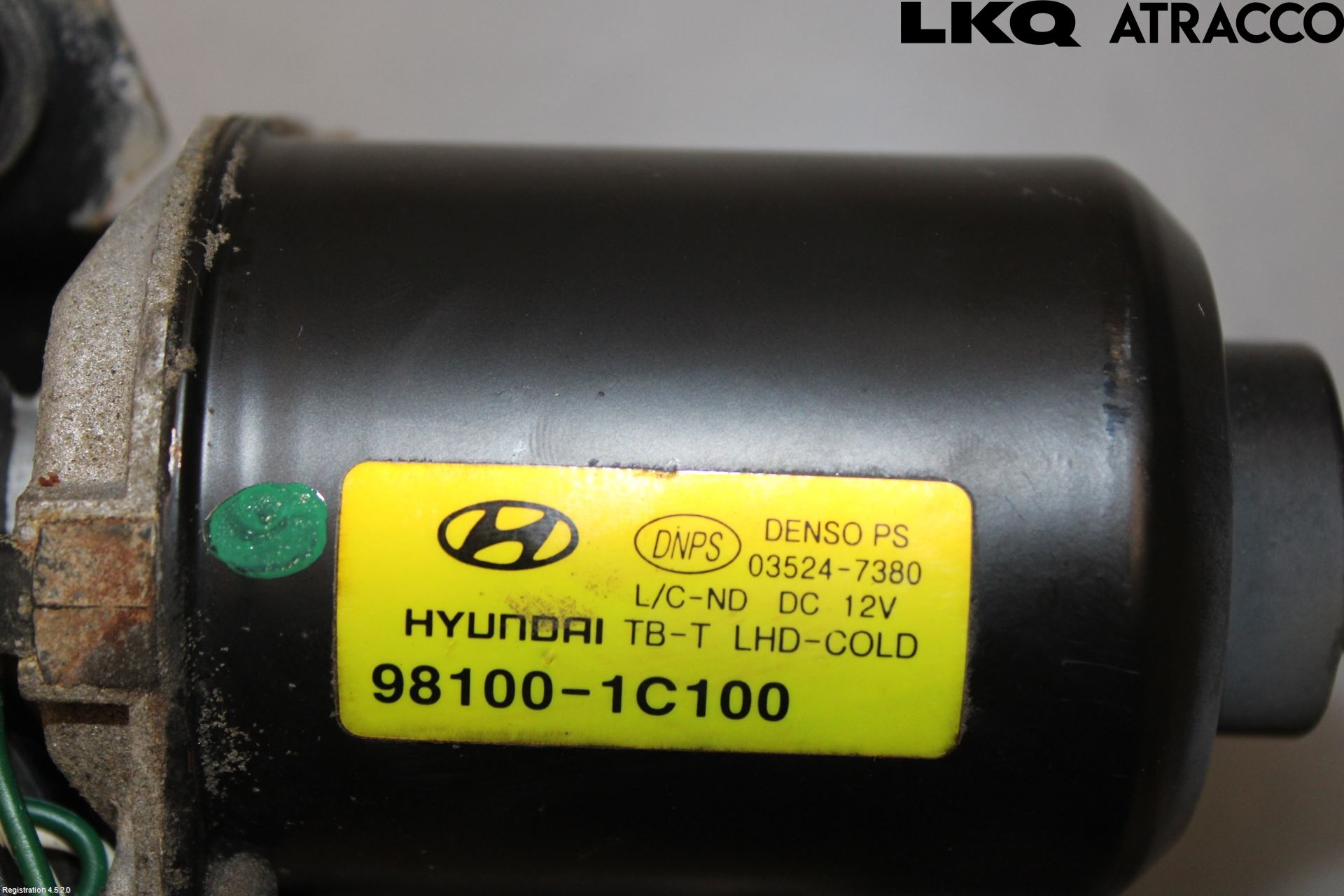 Hyundai GETZ Torkarmekanism Vindruta