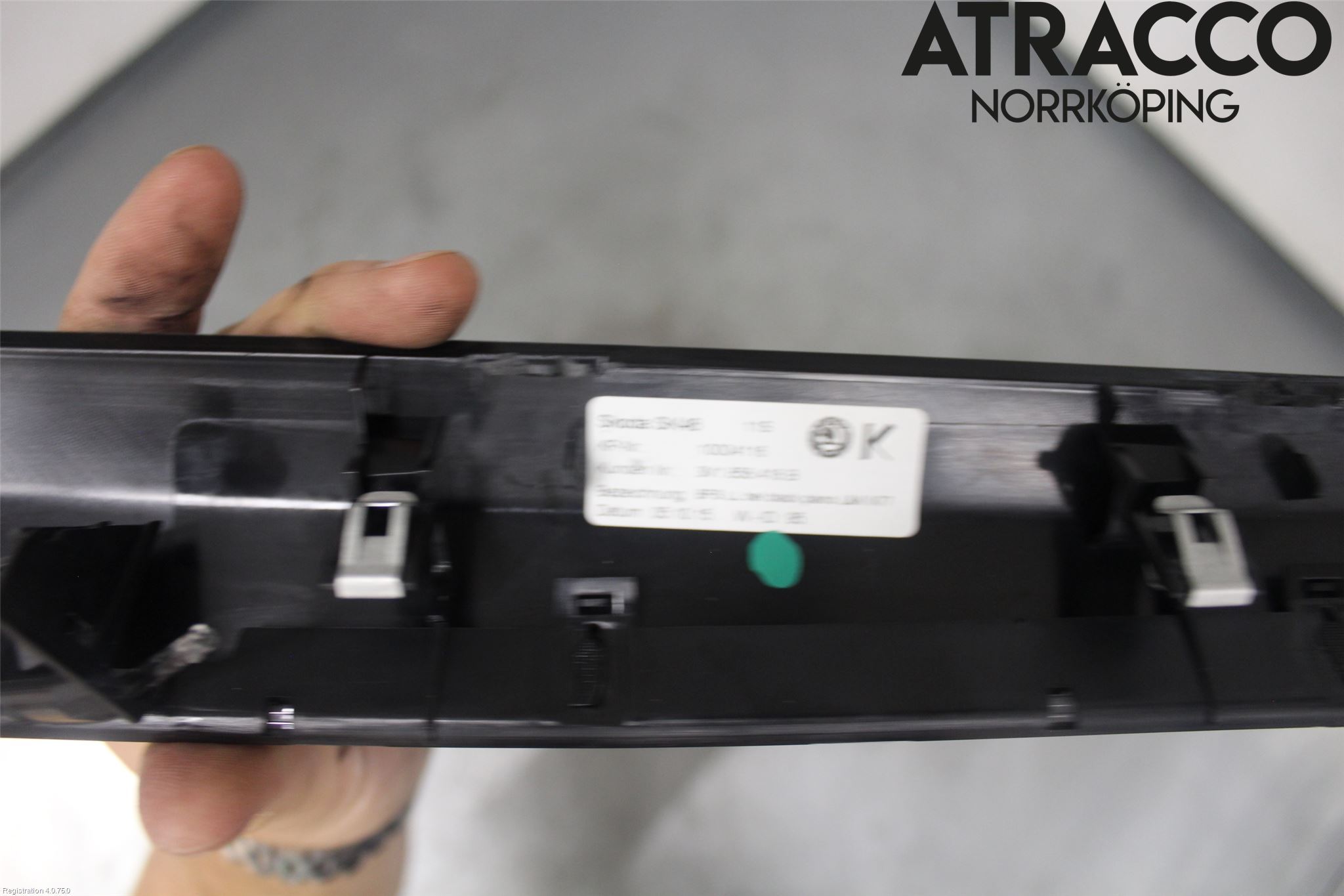 Skoda SUPERB 09-15 Instrumentbräda Inlägg-Dekorlist