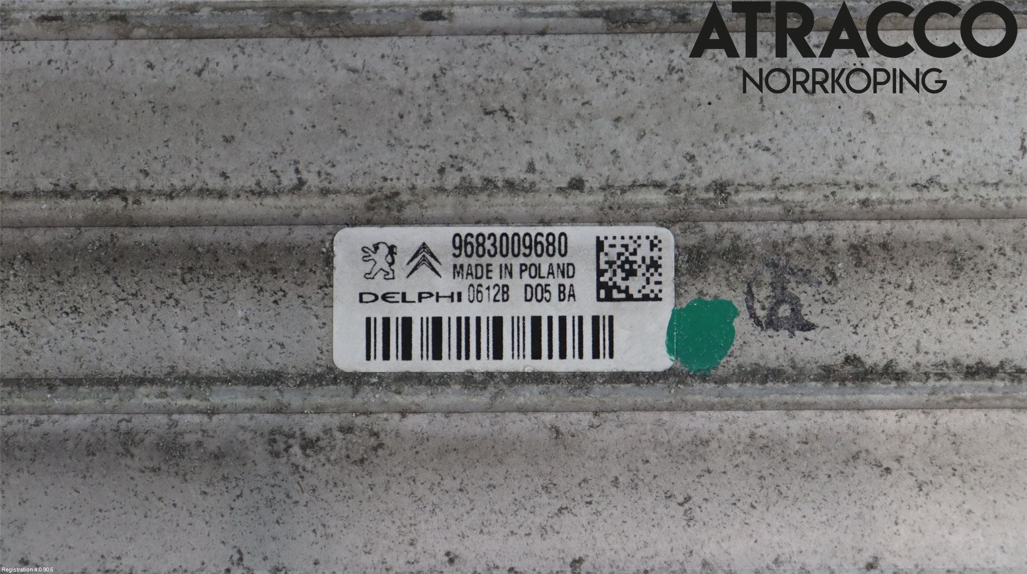 Citroen C5 08-17 Laddluft-Intercooler Kyl