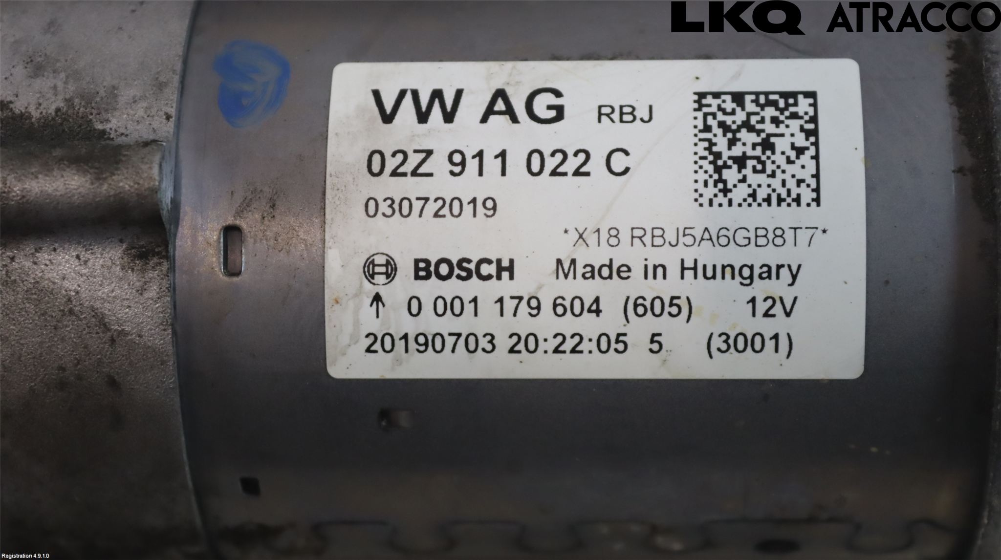 Skoda OCTAVIA (5E) 13-20 Startmotor