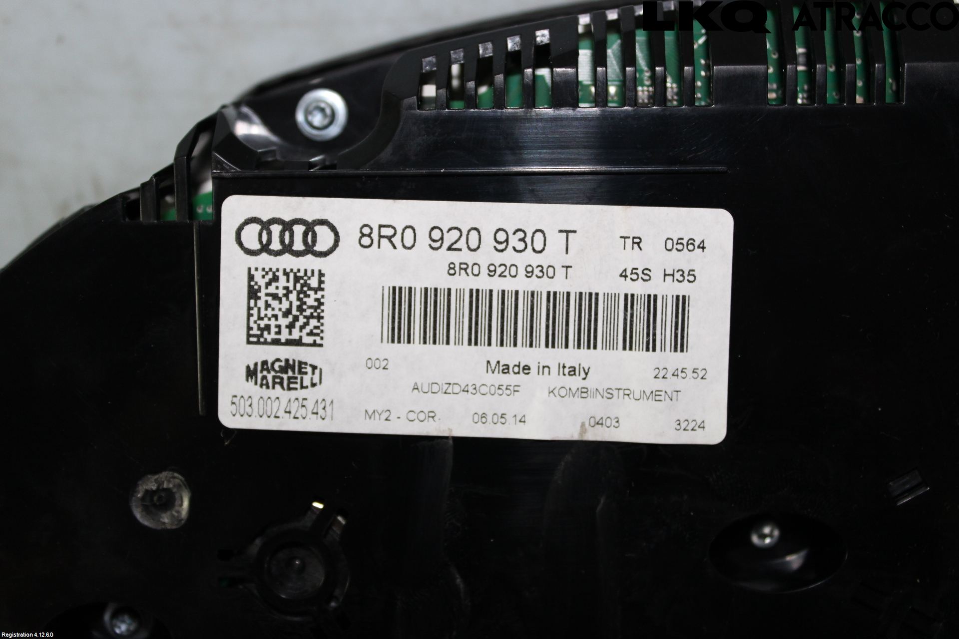 Audi Q5 09-16 Instrument Komb