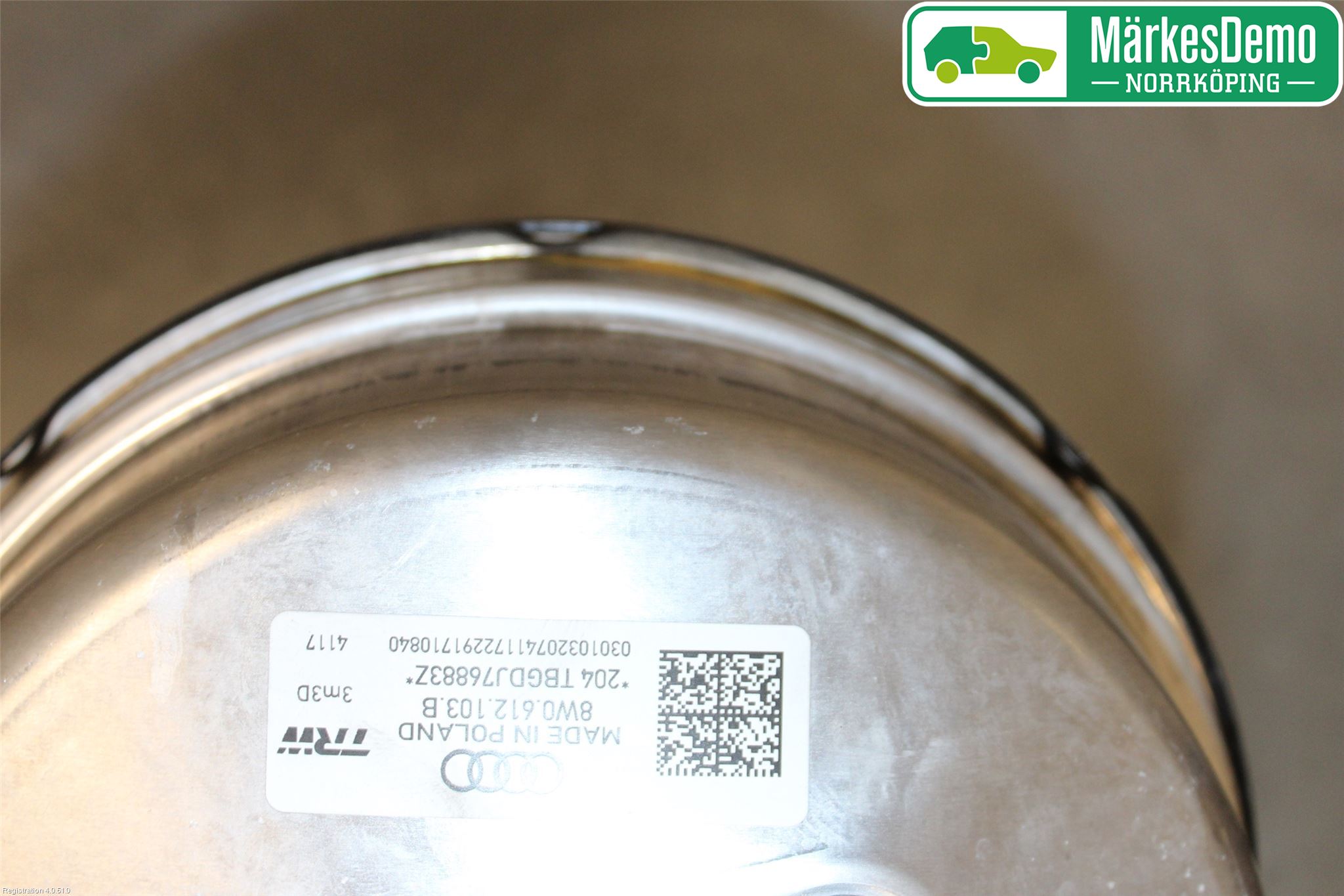 Audi A4/S4 B9 16-19 Bromsservo