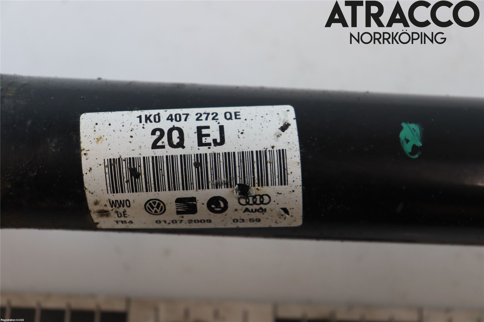 Volkswagen VW GOLF PLUS/CROSS GOLF 04-14 Drivaxel Fram Höger