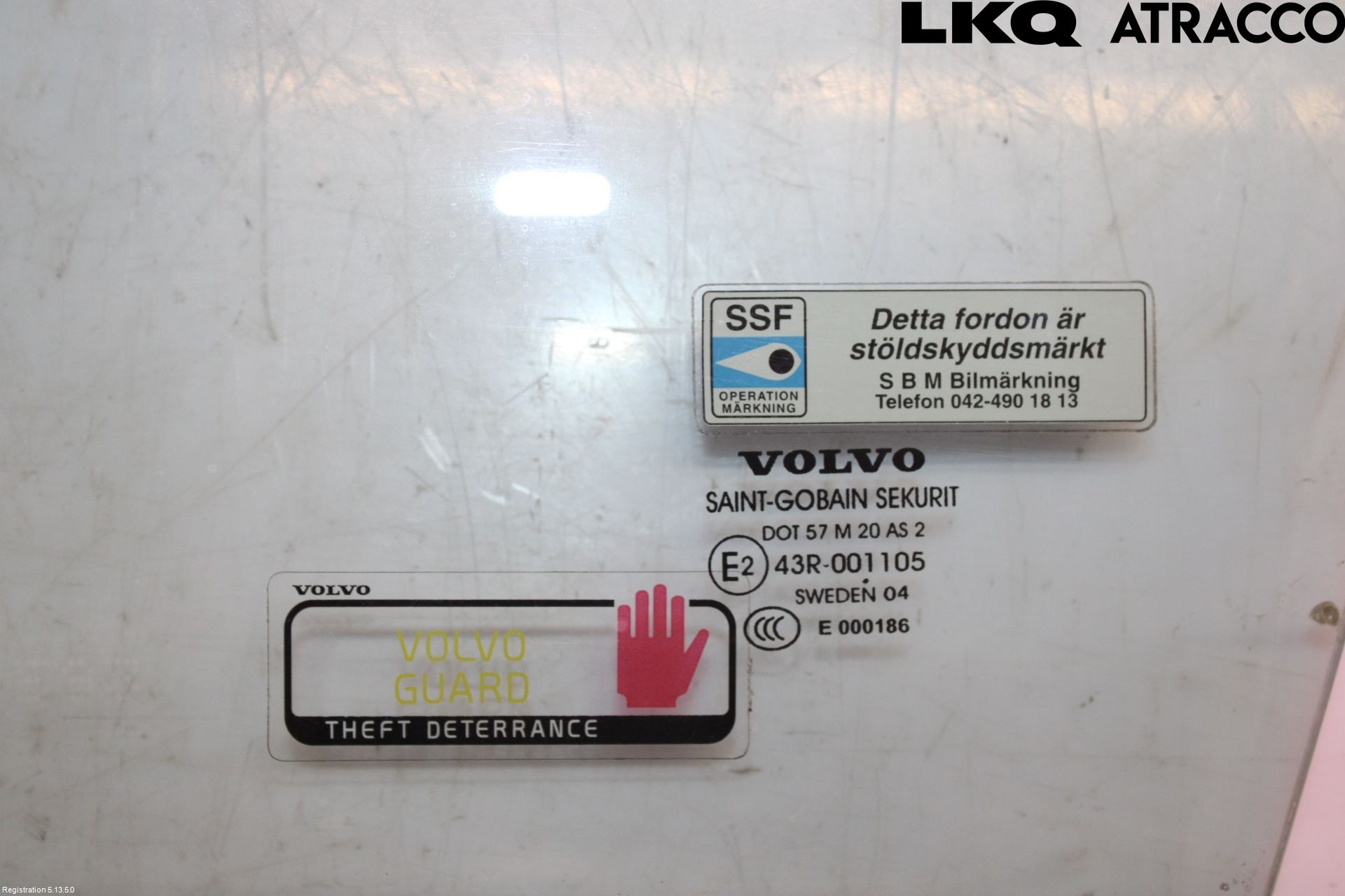 Volvo V50 04-07 Dörruta Fram Vänster