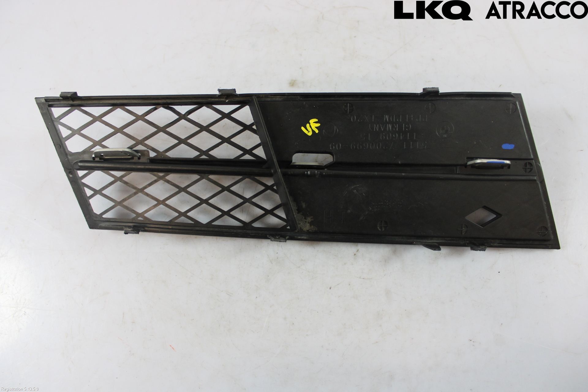 BMW 5 F10/F11/F18 09-17 Grilldel Vänster