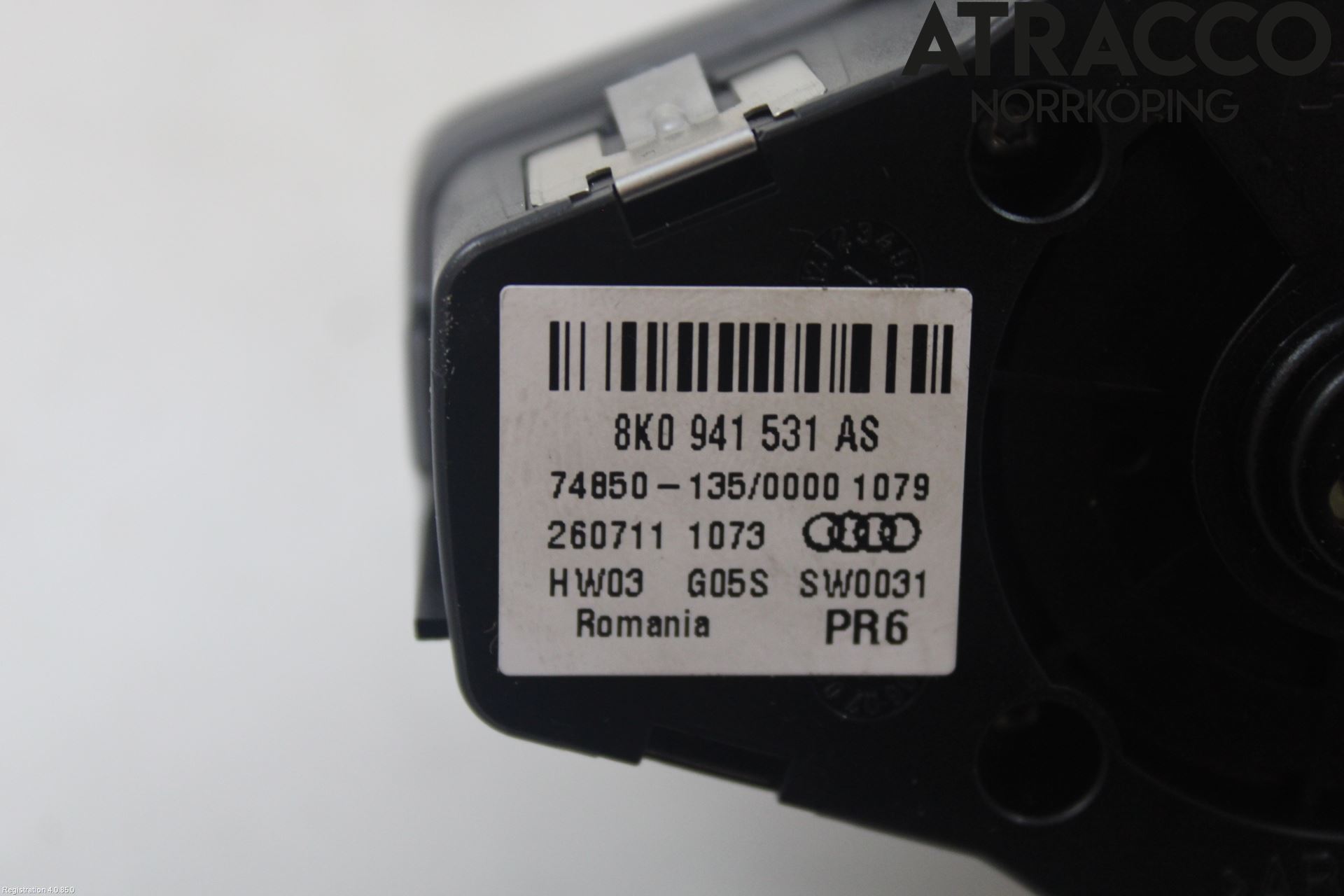 Audi A4/S4 08-11 Strömställare Ljus