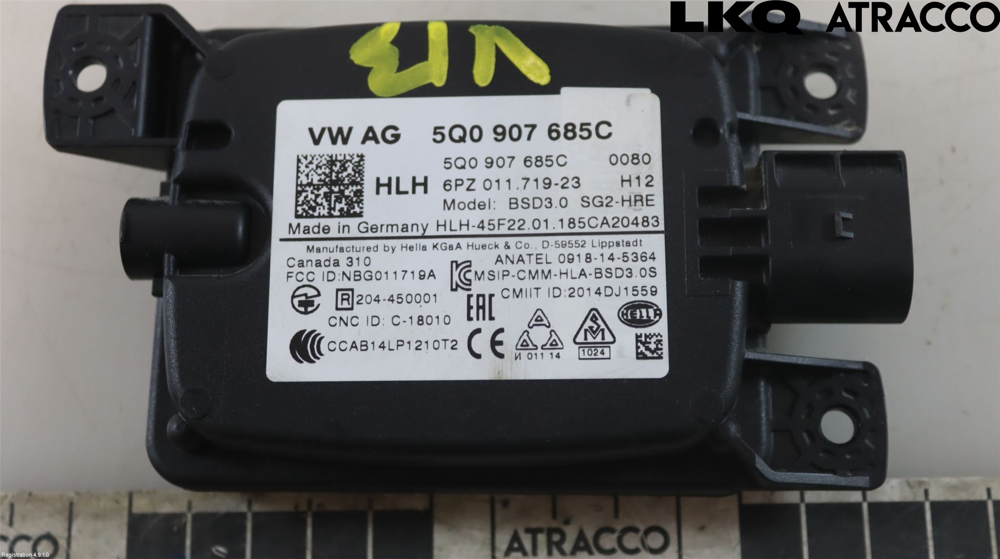 Skoda OCTAVIA (5E) 13-20 Sensor Aktivt Kollisionsskydd