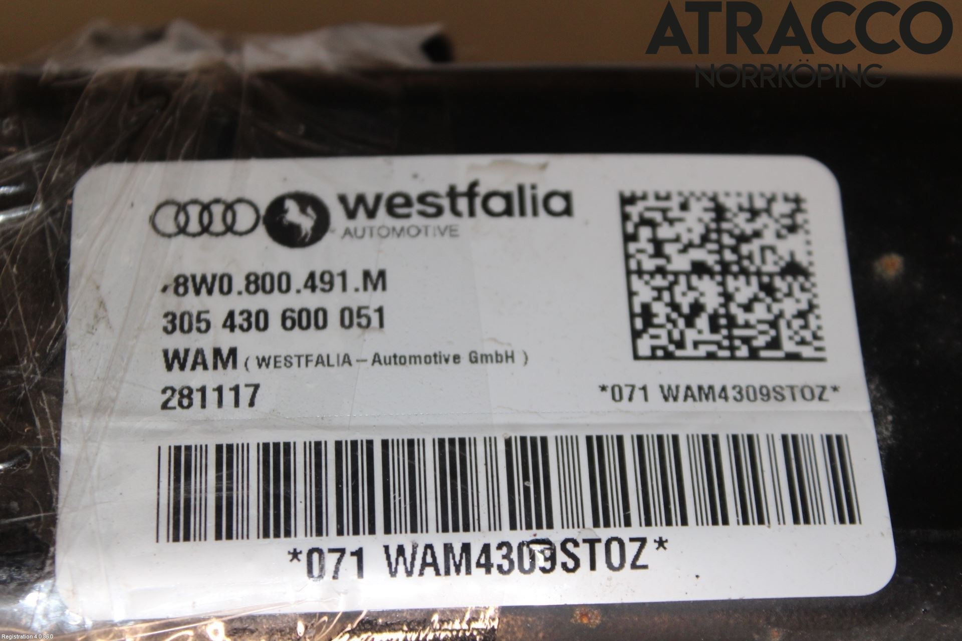 Audi A5 17- Dragkrok