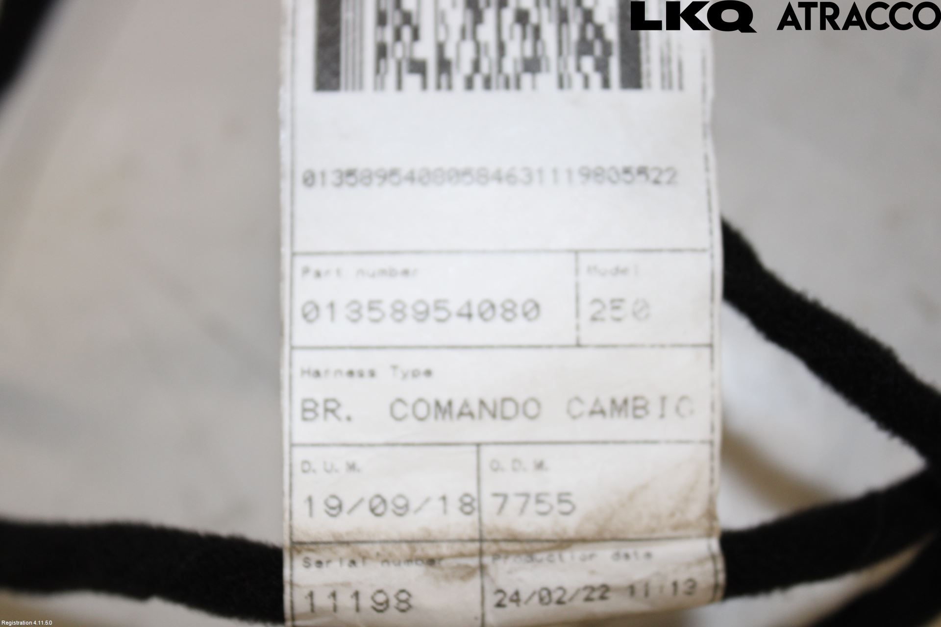 Fiat DUCATO 15-23 Kabelhärva