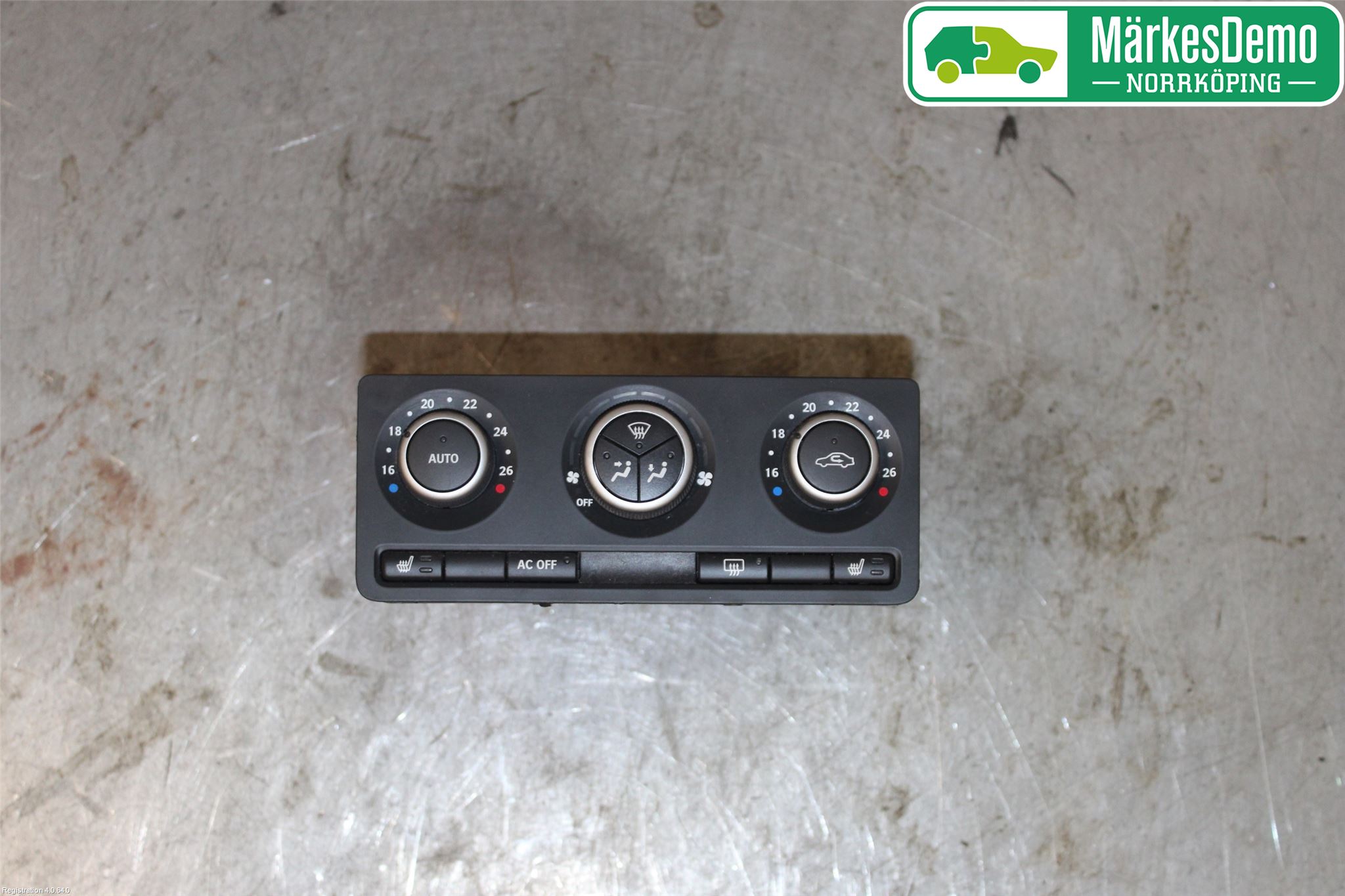 Saab 9-5     06-10 Värmereglage