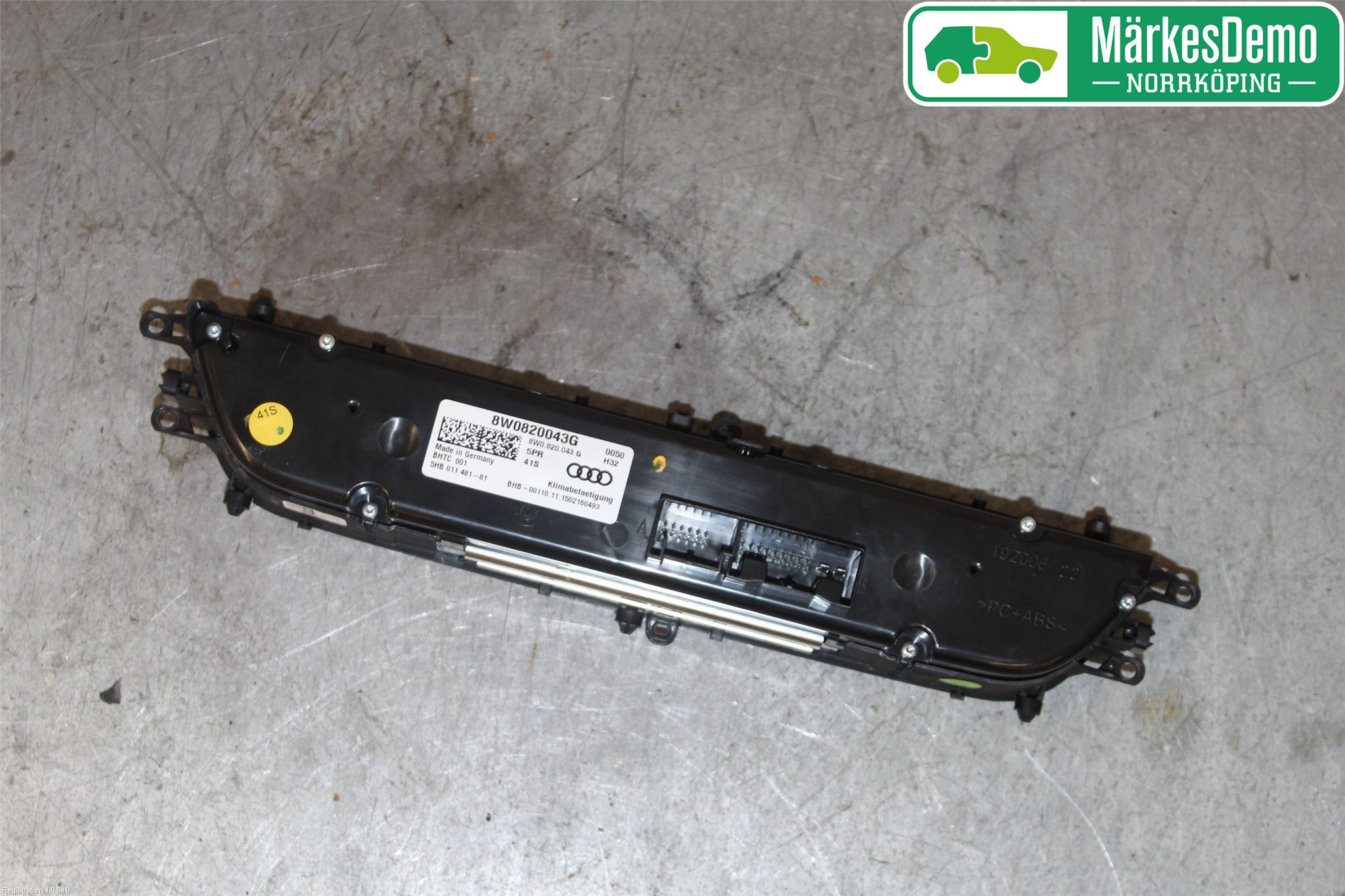 Audi A4/S4 B9 16-19 Värmereglage