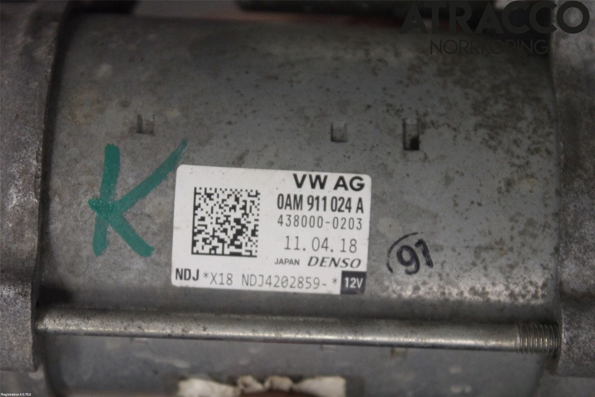 Volkswagen VW GOLF / E-GOLF VII 13-20 Startmotor