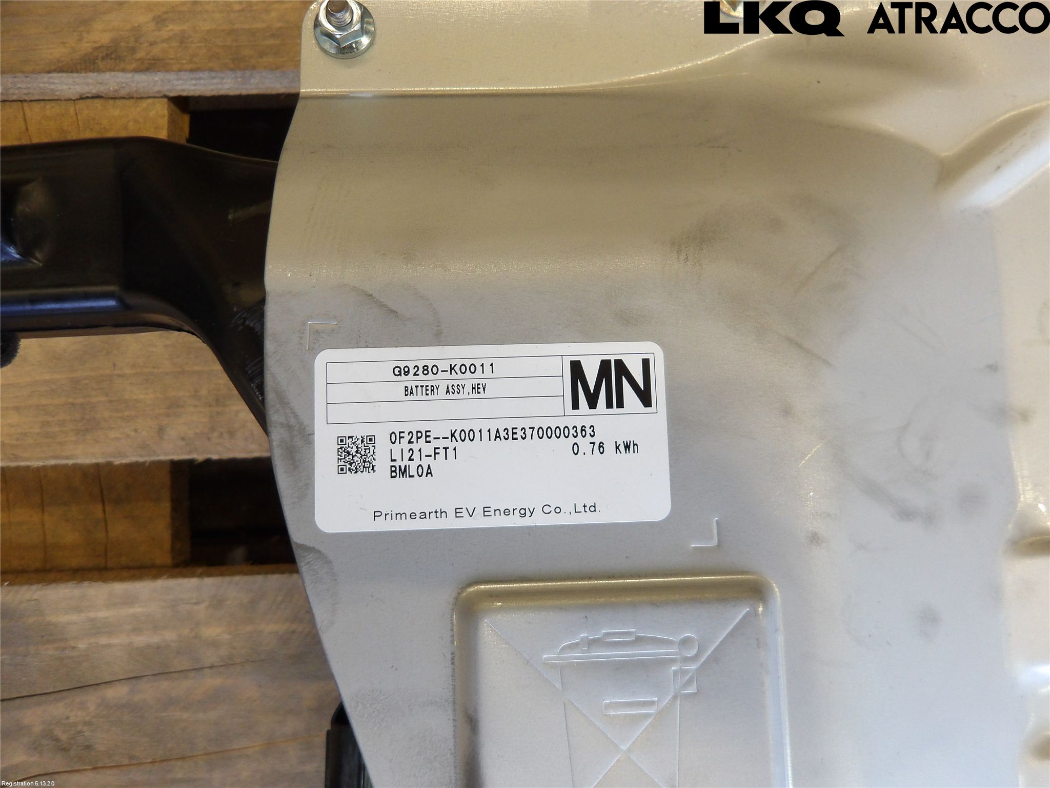 Toyota YARIS XP21 20- Batteri Högspänning