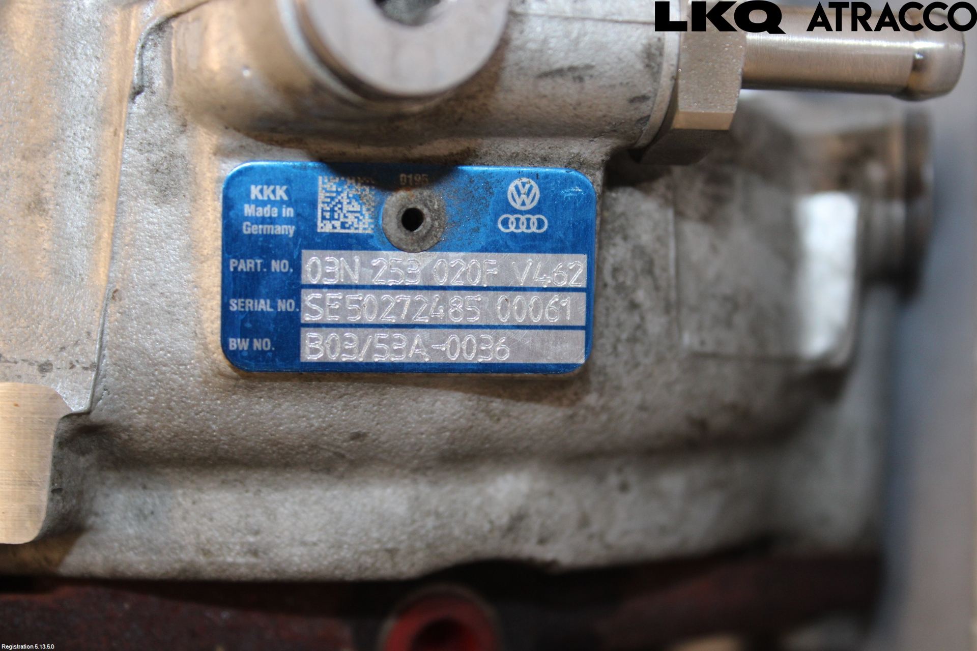 Volkswagen VW PASSAT 15-19 Turboaggregat