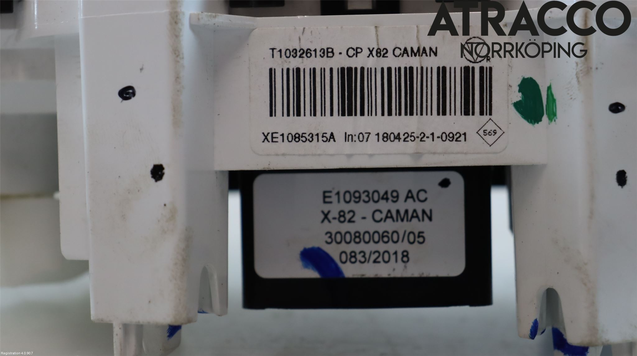 Renault TRAFIC/E-TECH 15- Värmereglage