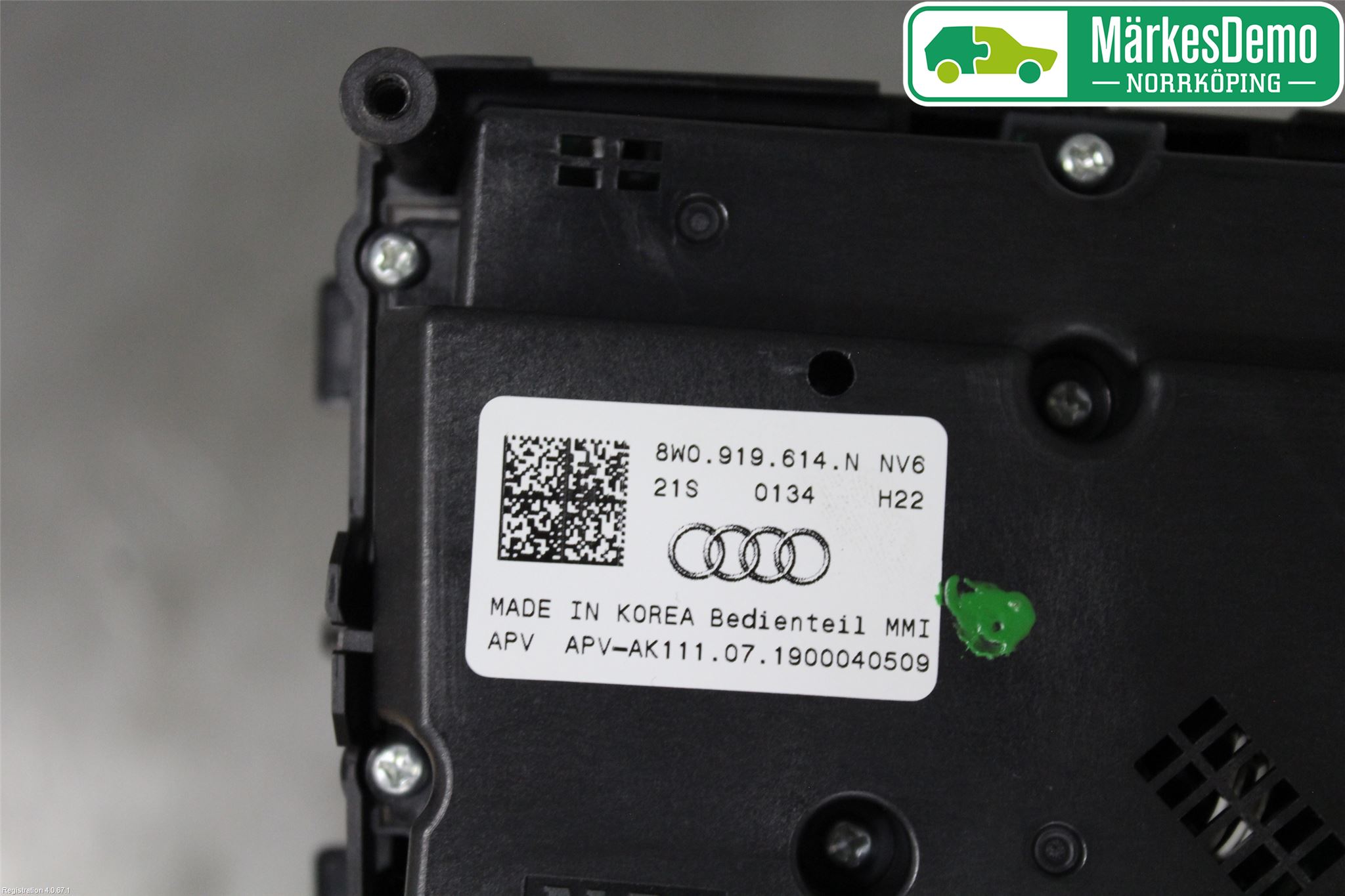 Audi A5 17- Strömställare Färddator