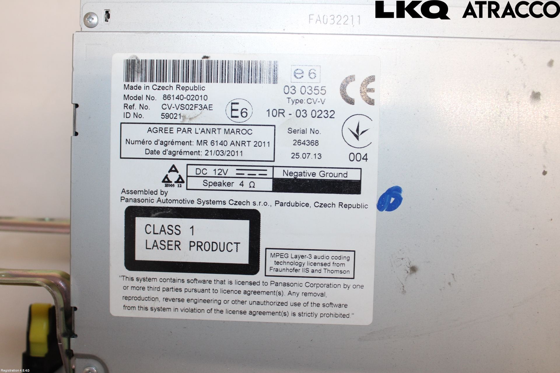 Toyota AURIS 13-19 Cd Radio - Multimediapanel