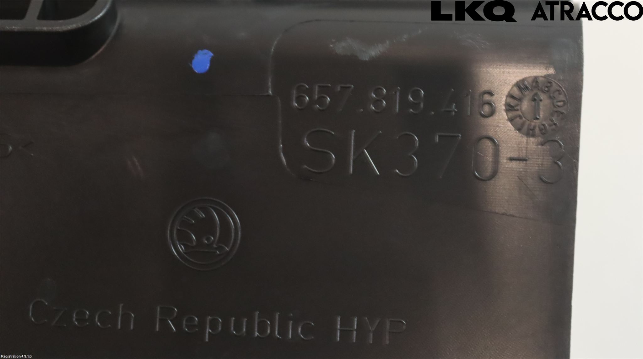 Skoda SCALA 19- Torpedplåt-Torpedplast