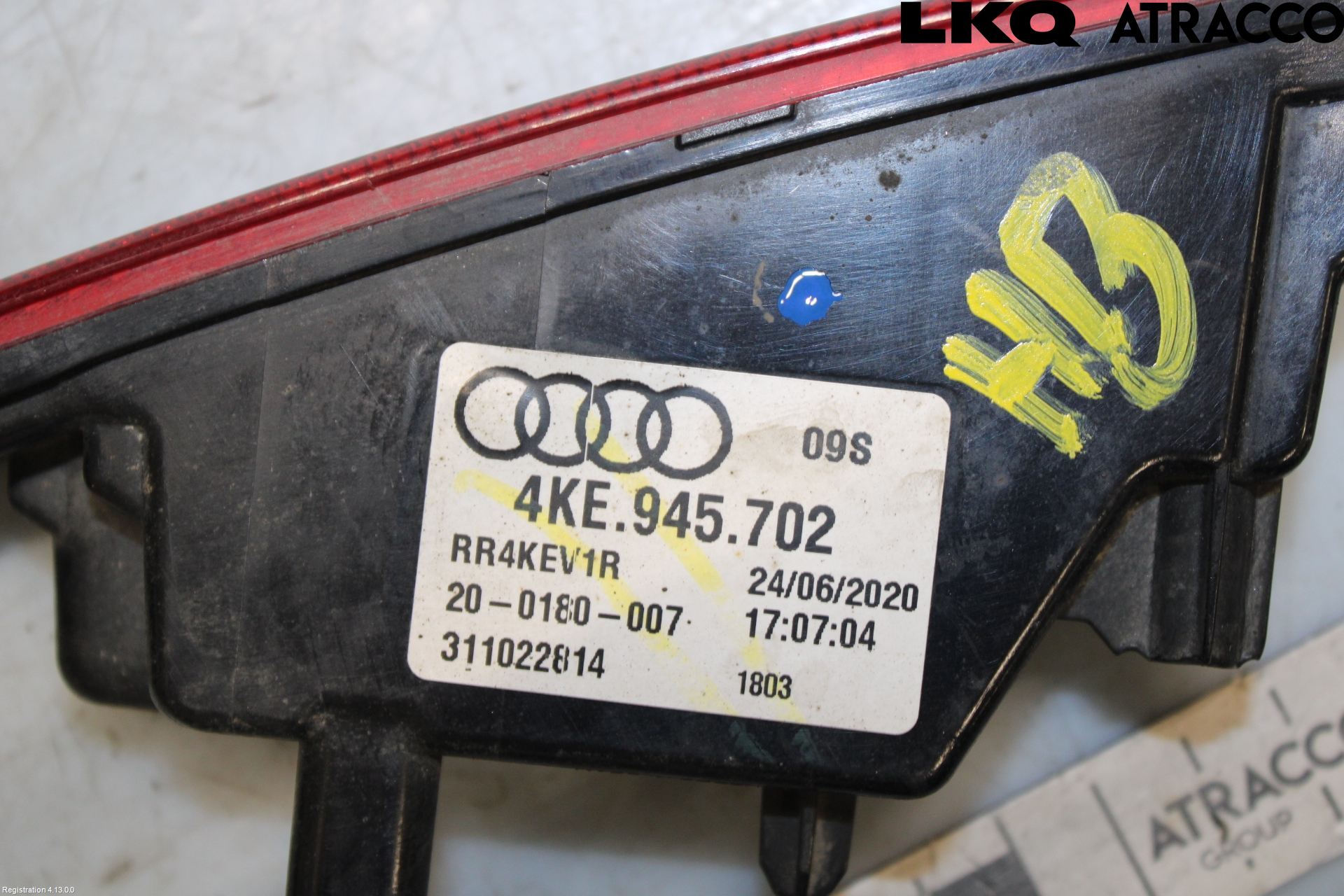 Audi E-TRON, S GE 19- Dimljus/Reflex Bak