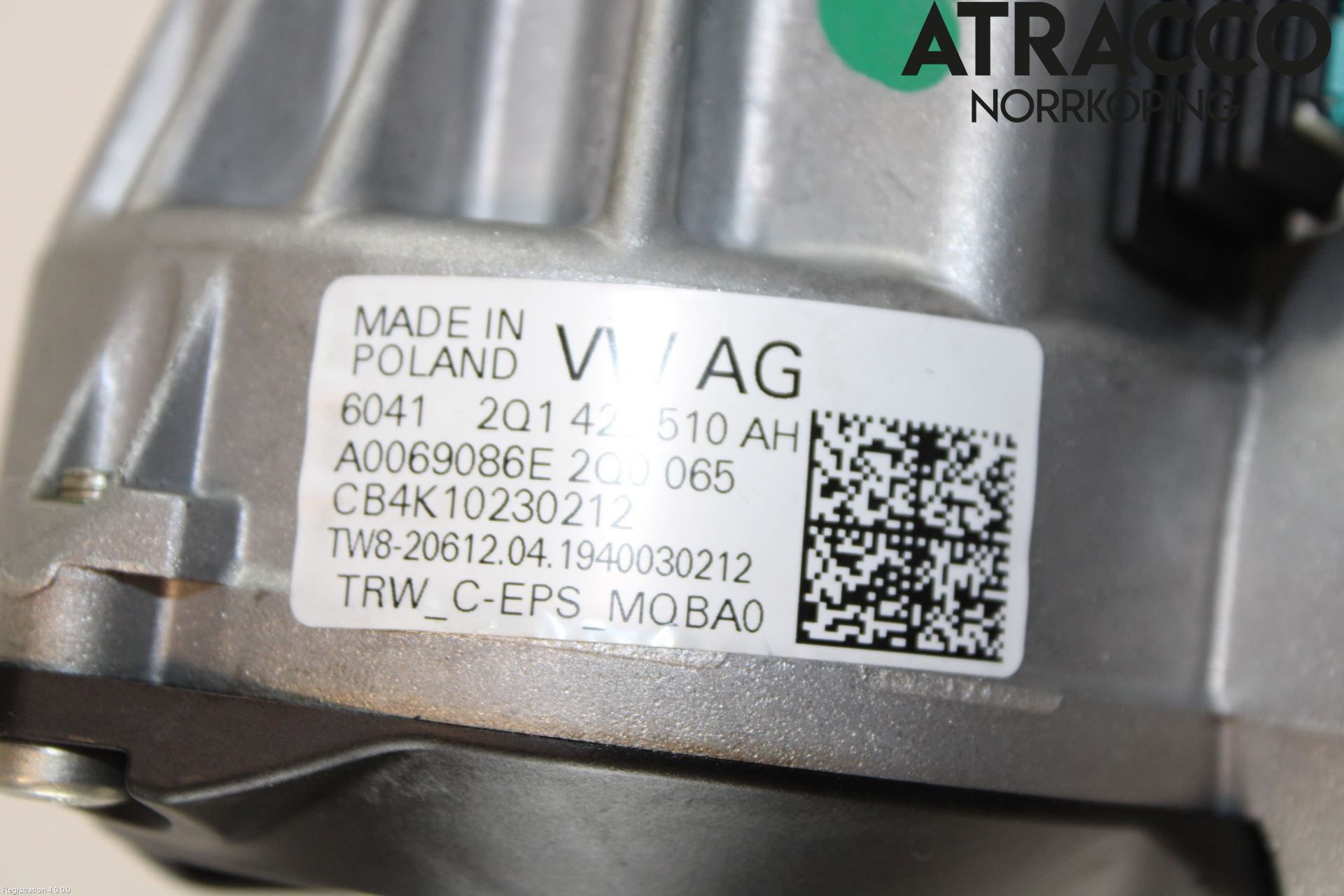 Volkswagen VW POLO VI 18->> Rattaxelagg Med Inb Servo