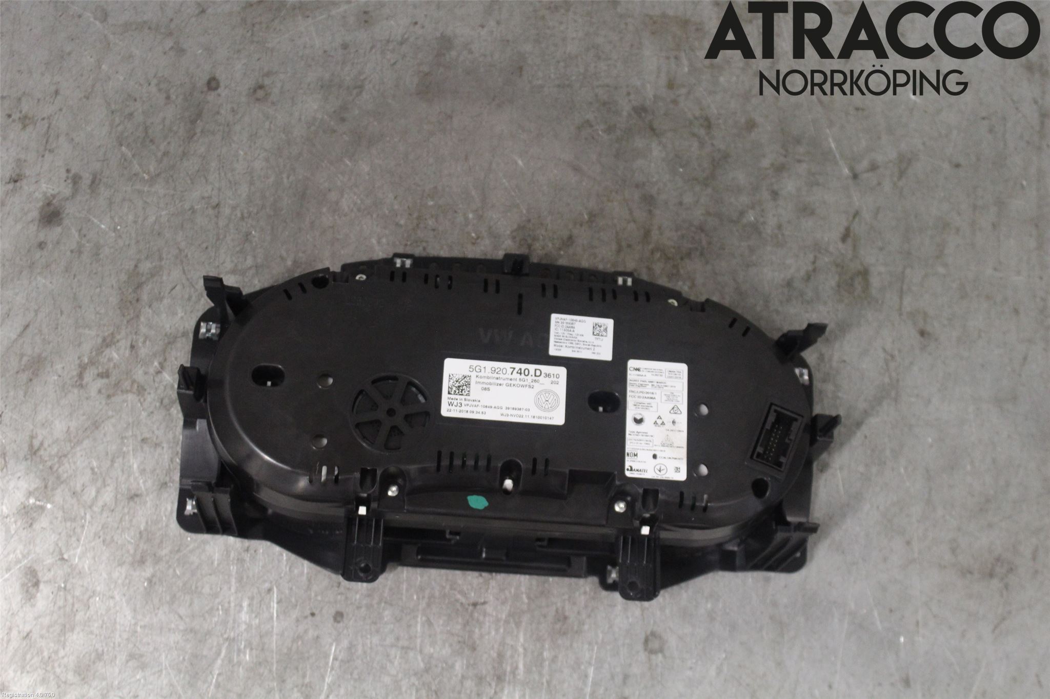 Volkswagen VW GOLF / E-GOLF VII 13-20 Instrument Komb