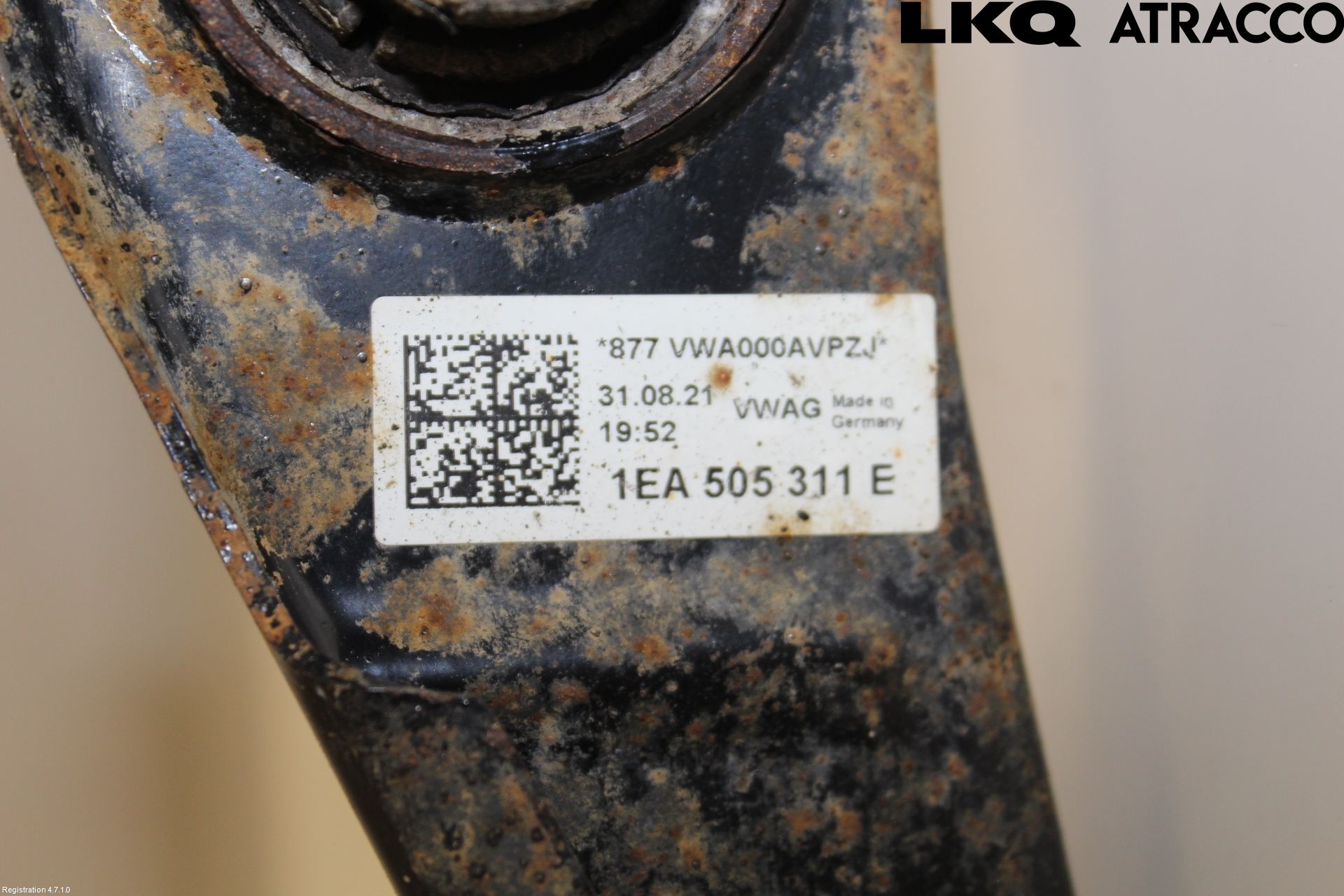 Skoda ENYAQ iV 21- Bärarm Bak Höger