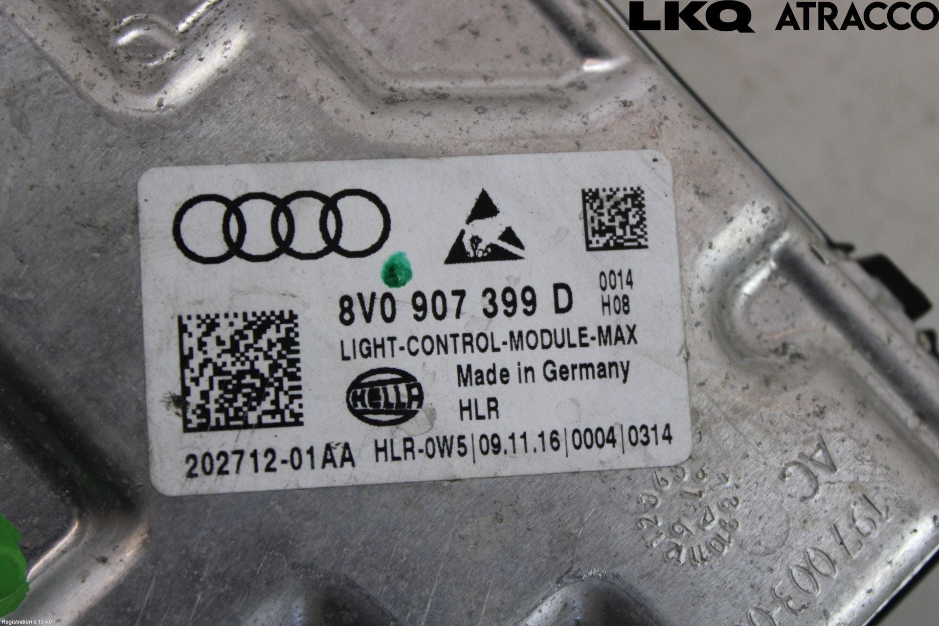 Volkswagen VW GOLF / E-GOLF VII 13-20 Styrenhet Strålkastare