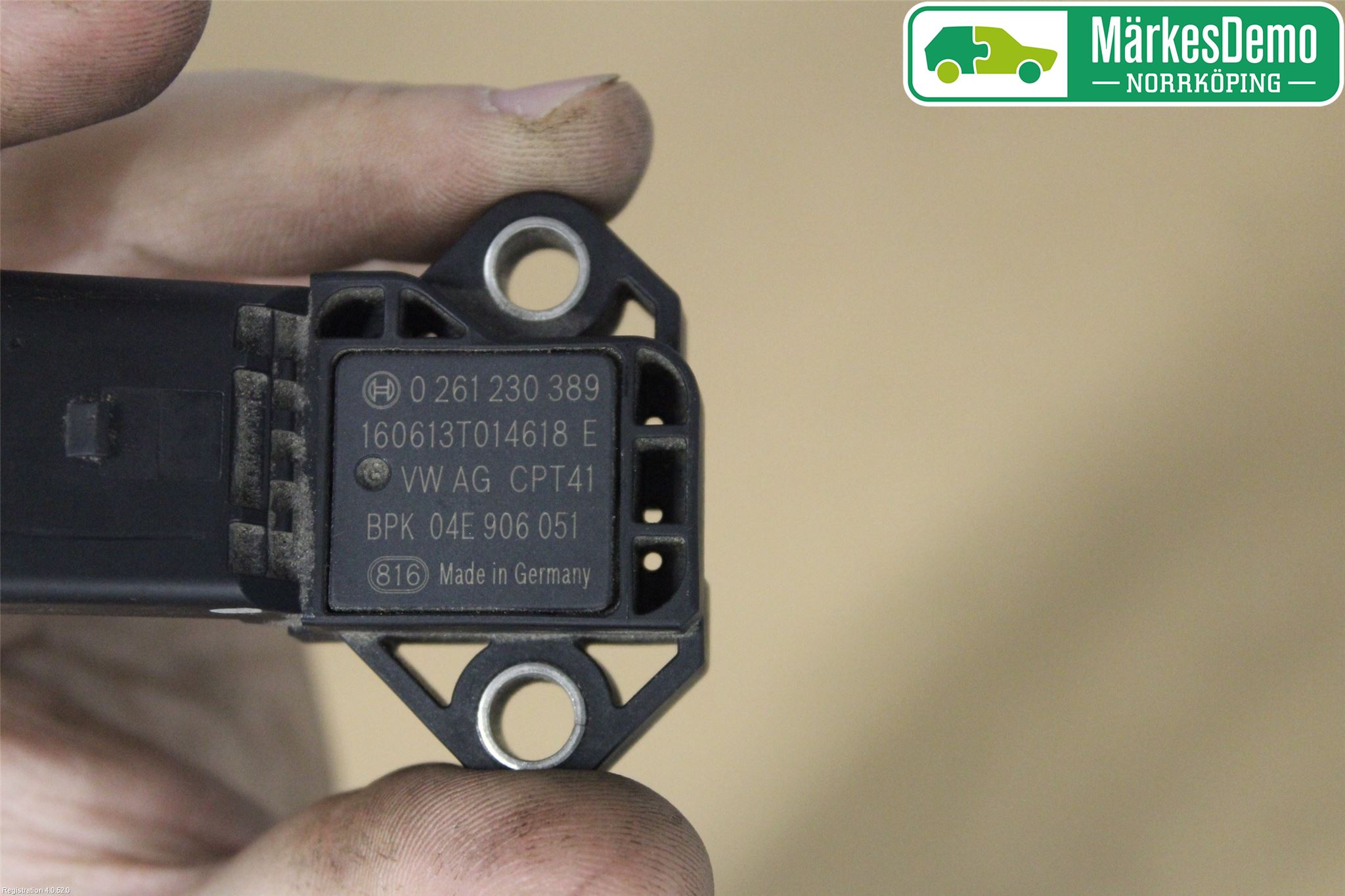 Audi A3/S3 8V 13-20 Givare Laddluftstryck