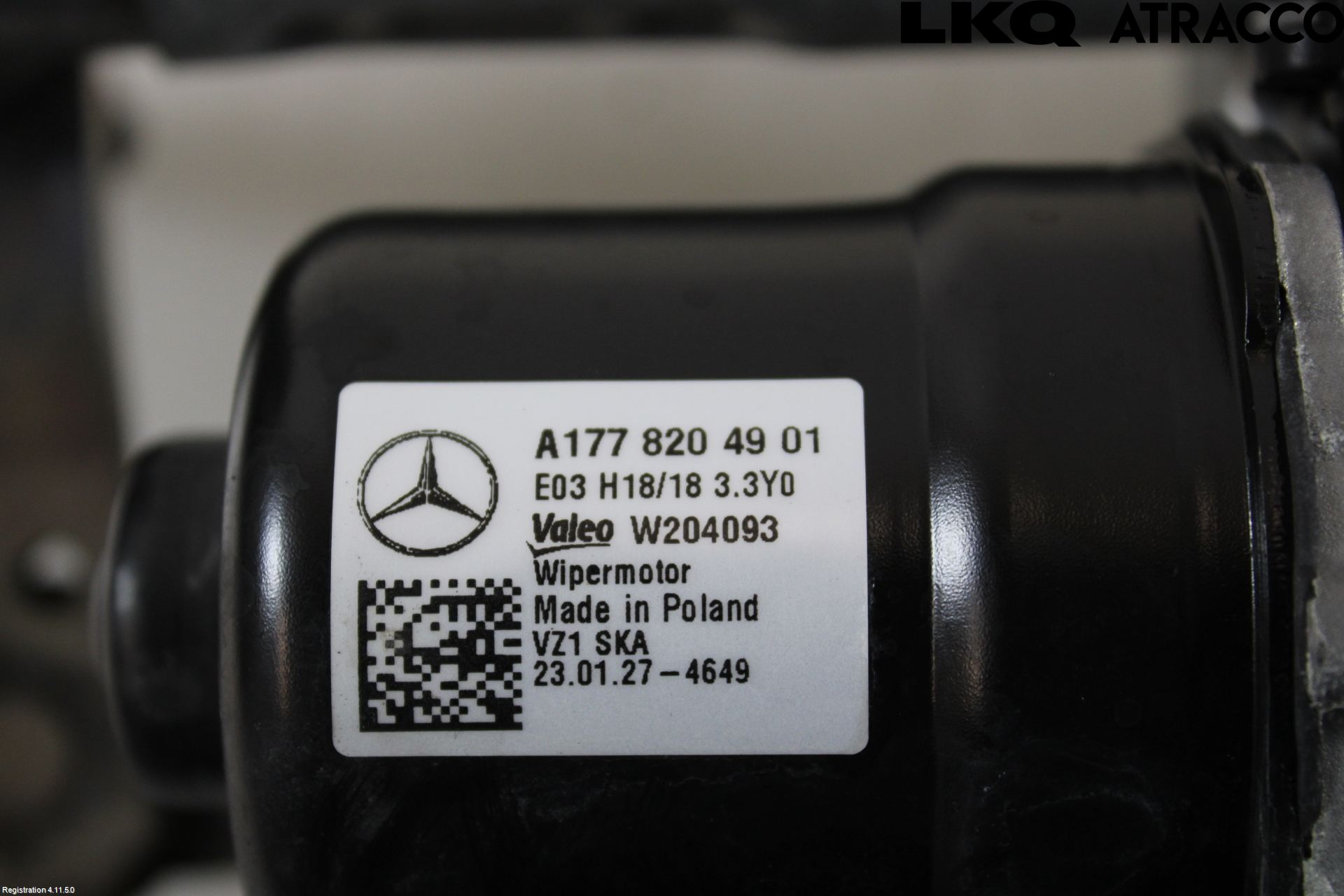 Mercedes-Benz MB CLA-KLASS (C118/X118) 19- Torkarmekanism Vindruta