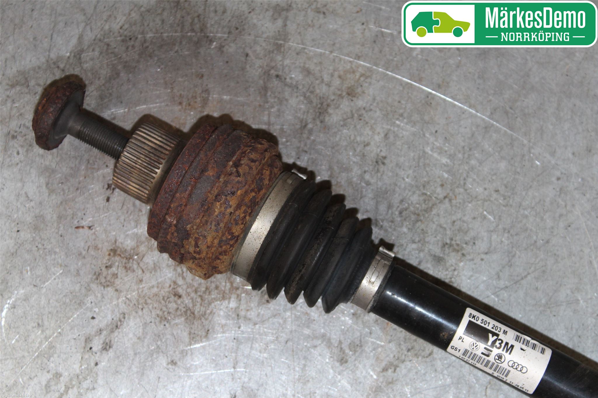 Audi A4 12-15 Drivaxel Bak Vänster