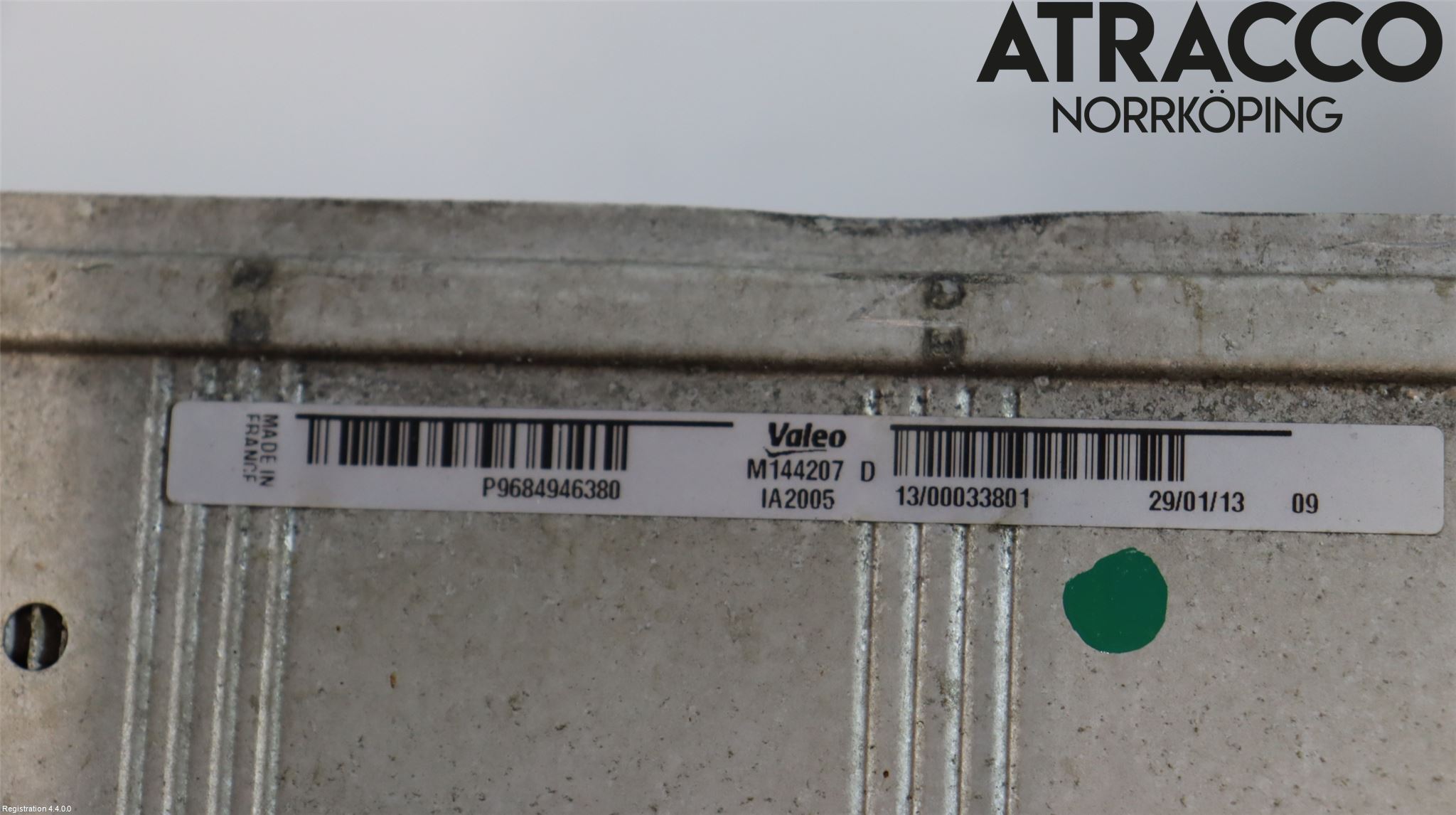 Citroen C5 08-17 Laddluft-Intercooler Kyl