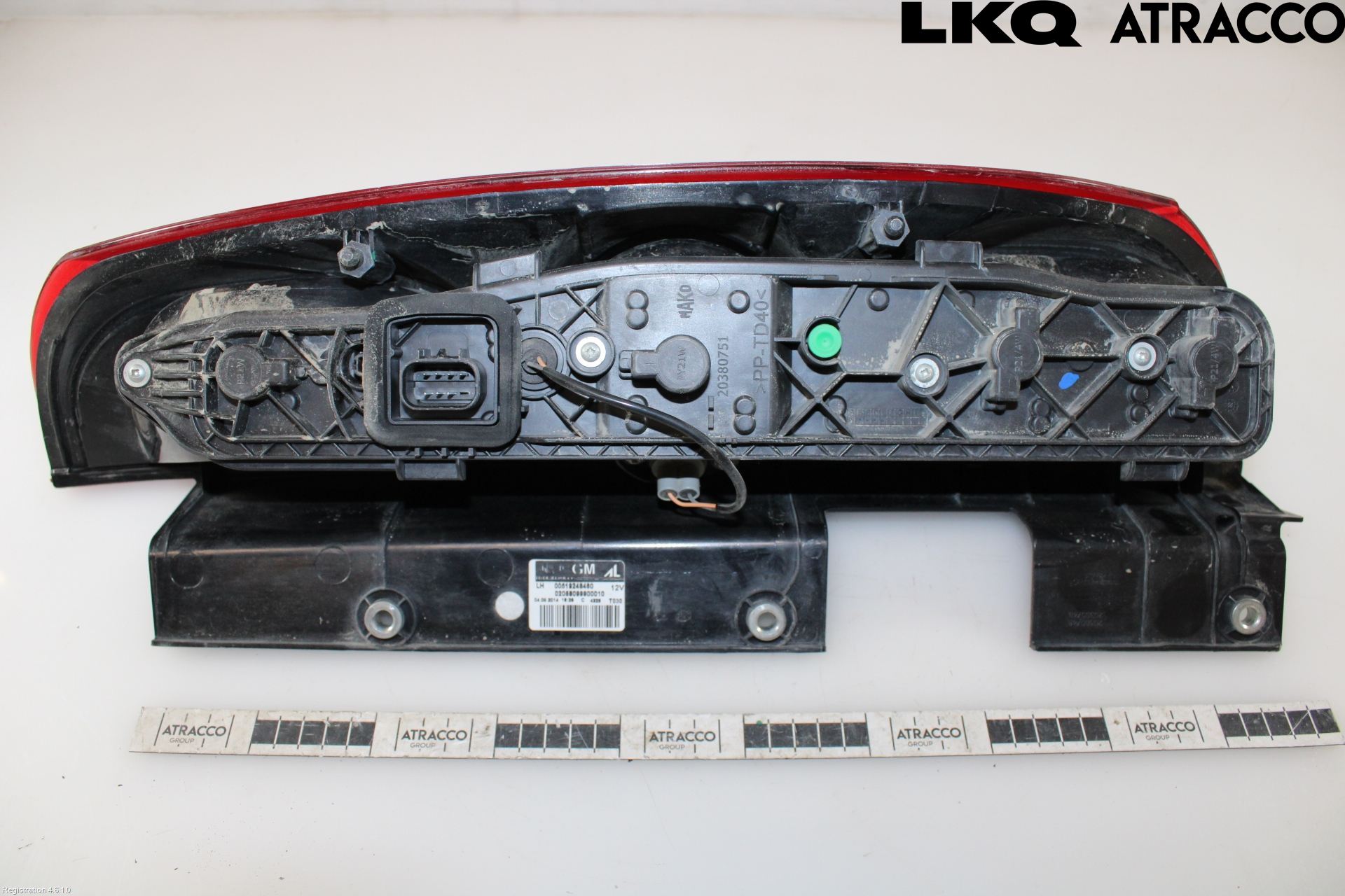 Opel COMBO D 12-18 Bakljus Vänster