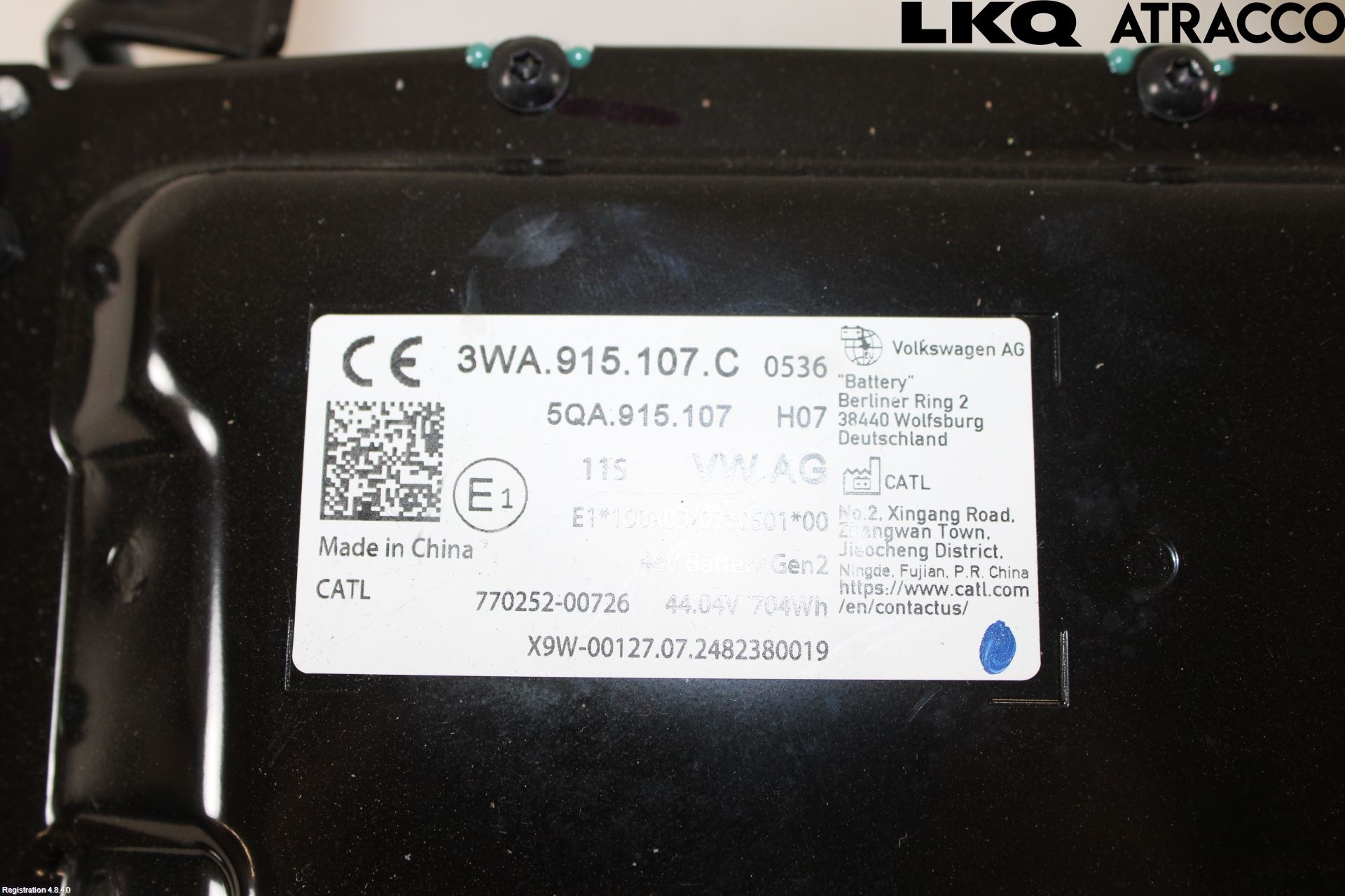 Volkswagen VW PASSAT 24- Batteri Högspänning