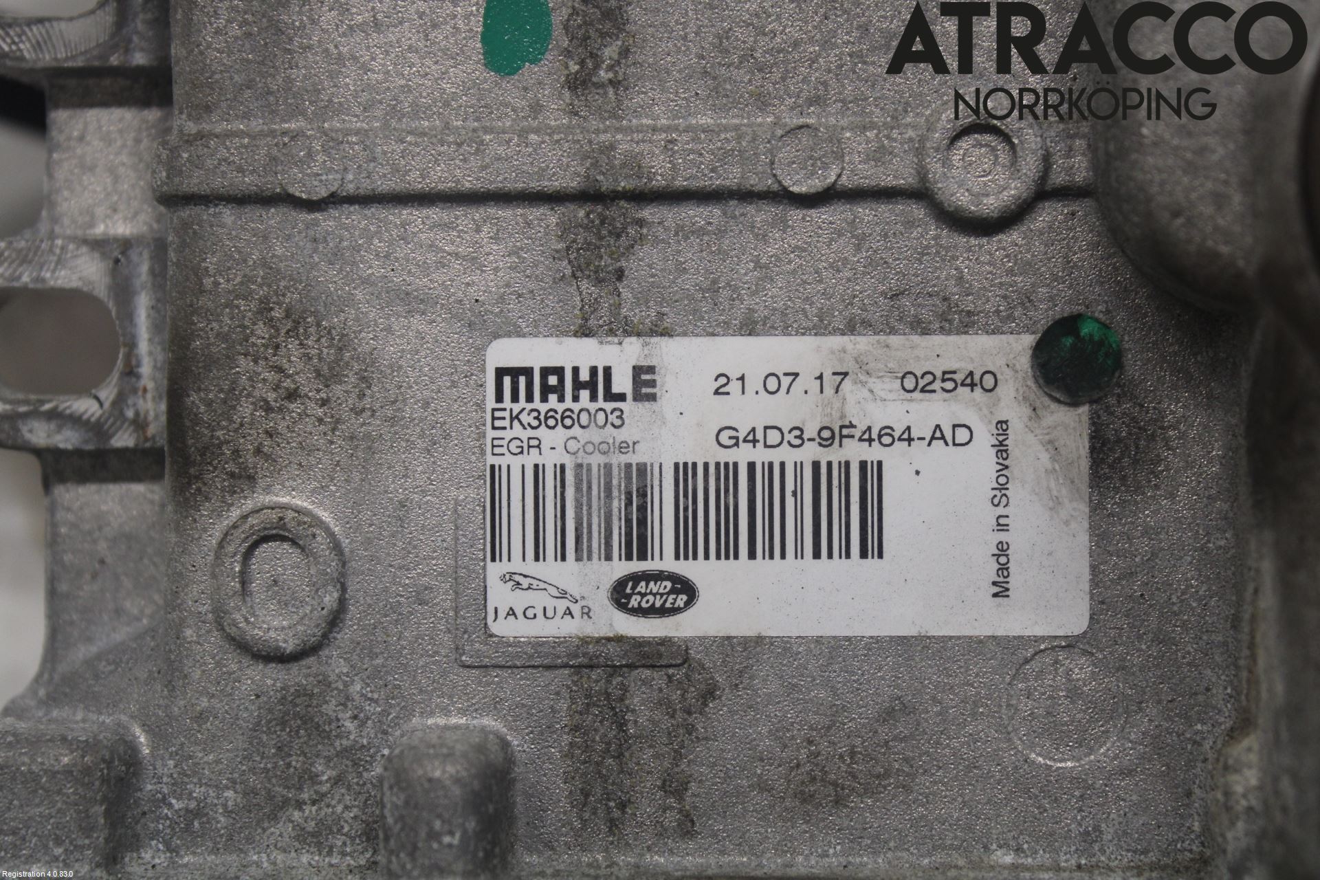 Jaguar XF (X260) 16-24 Avgaskylare