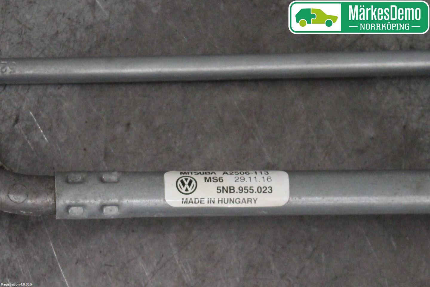 Volkswagen VW TIGUAN 16-24 Torkarmekanism Vindruta