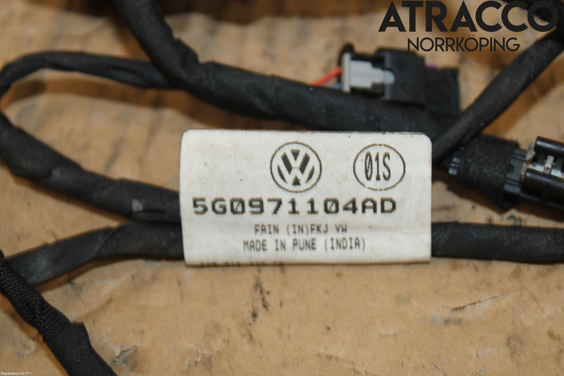 Volkswagen VW GOLF / E-GOLF VII 13-20 Parkeringshjälp Backsensor