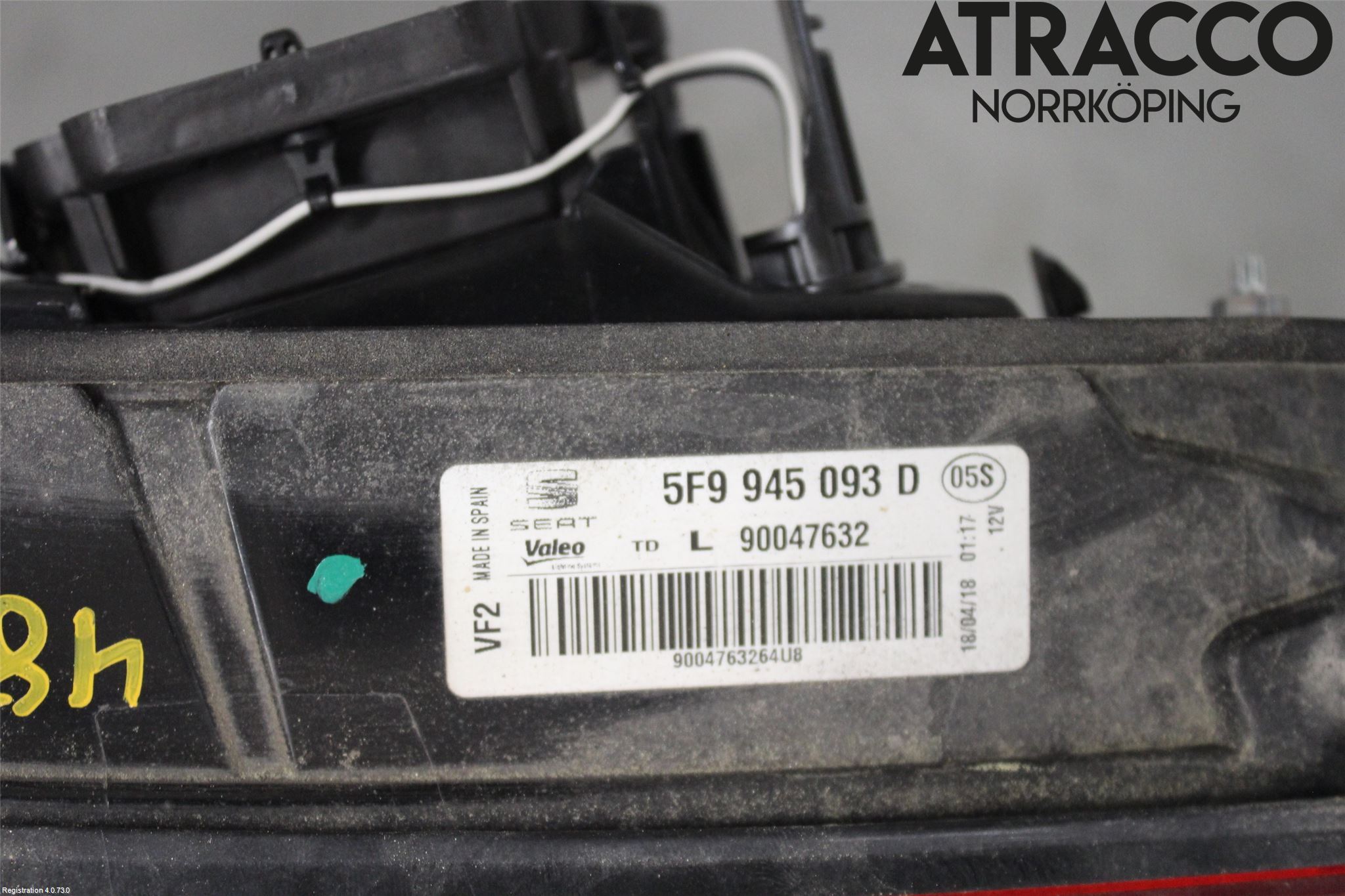 Seat LEON 13-20 Bakljus Lucka Vä