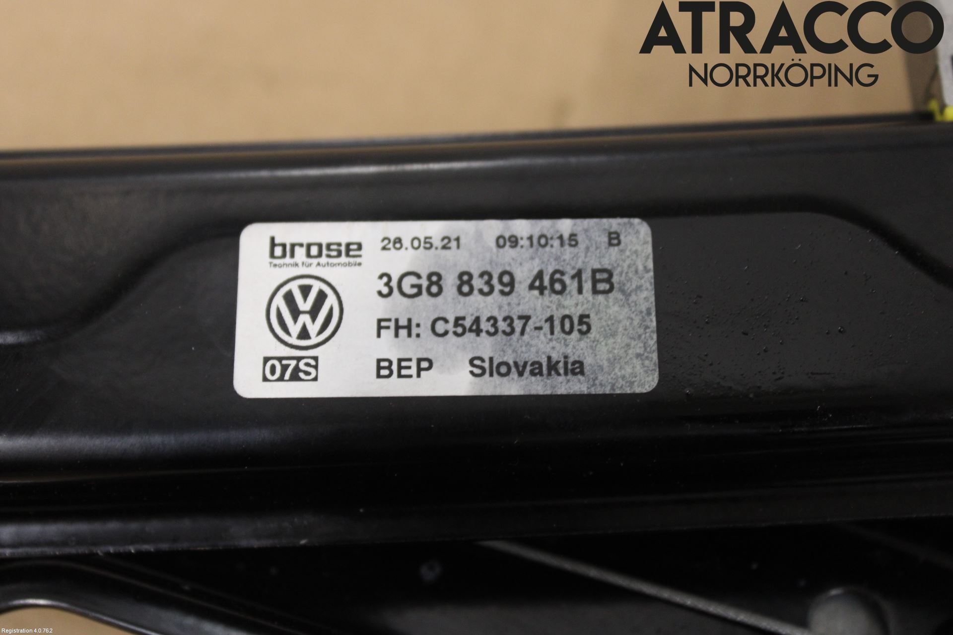 Volkswagen VW ARTEON 17- Fönsterhiss El Kompl