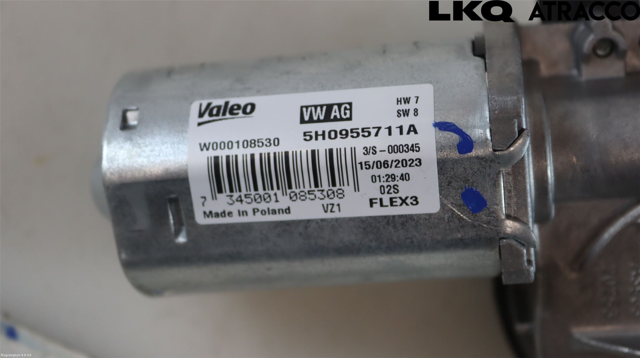 Volkswagen VW ID.4 21- Torkarmotor Baklucka
