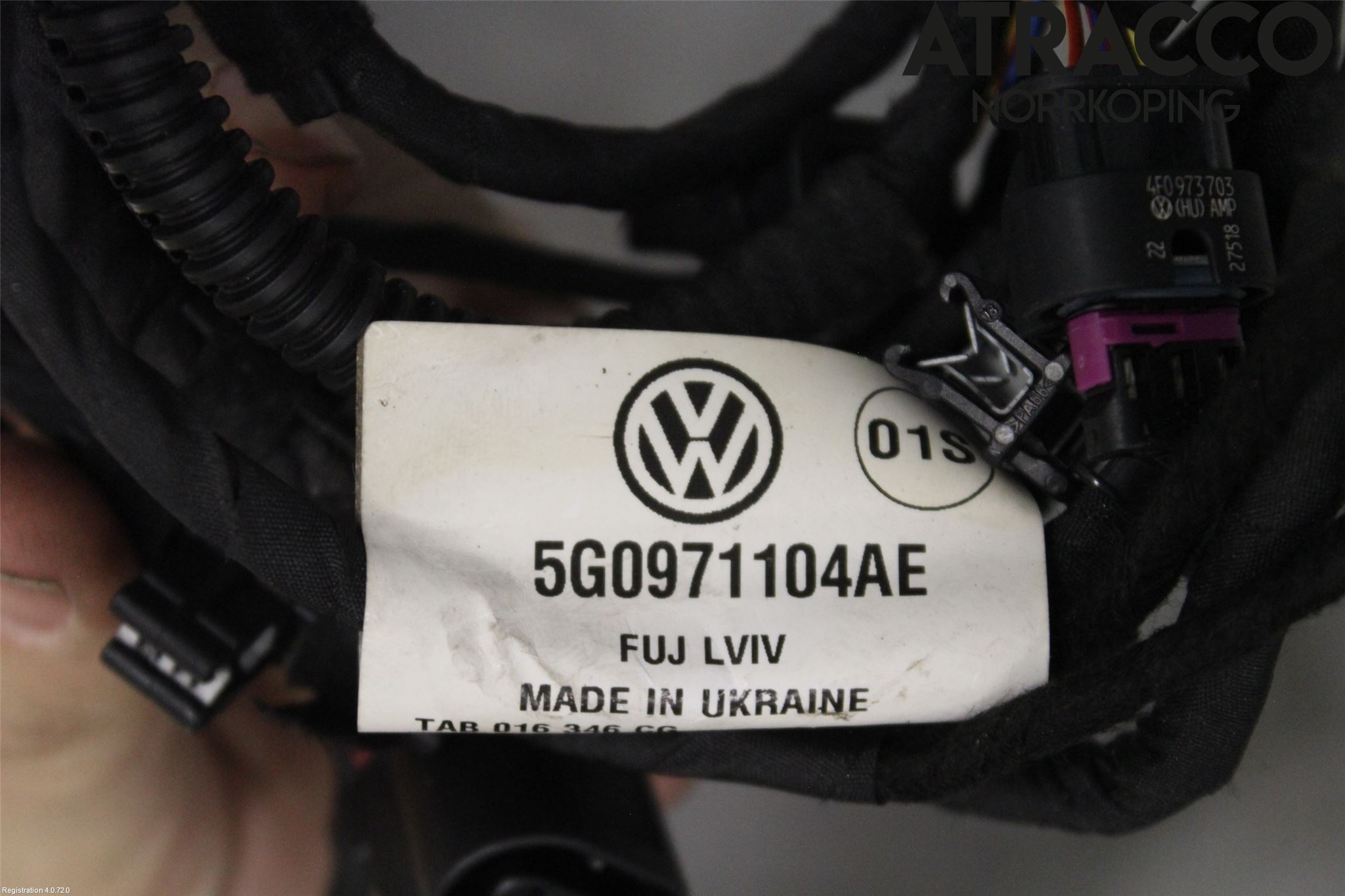 Volkswagen VW GOLF / E-GOLF VII 13-20 Parkeringshjälp Backsensor