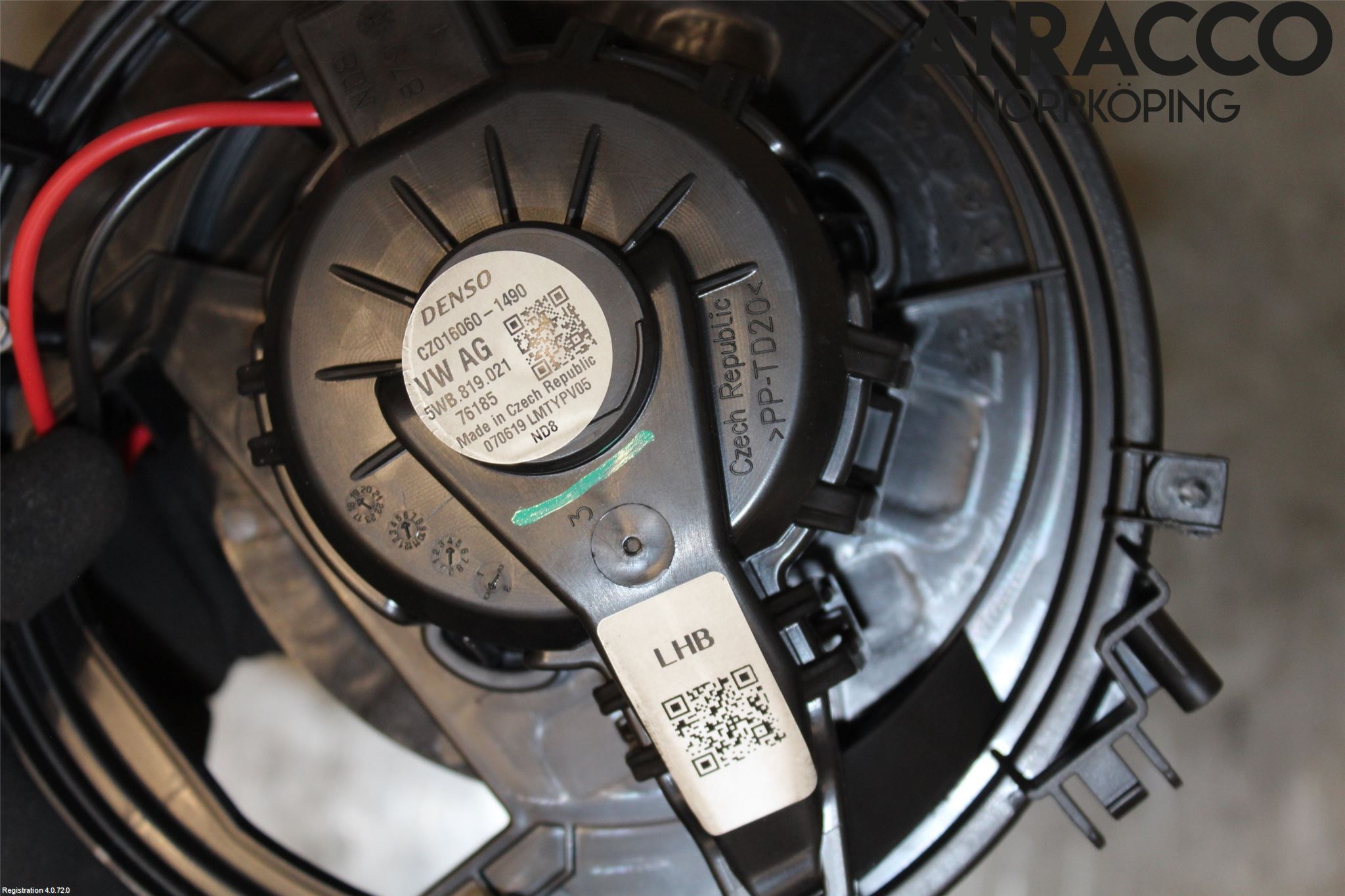 Volkswagen VW PASSAT 15-19 Värmefläkt