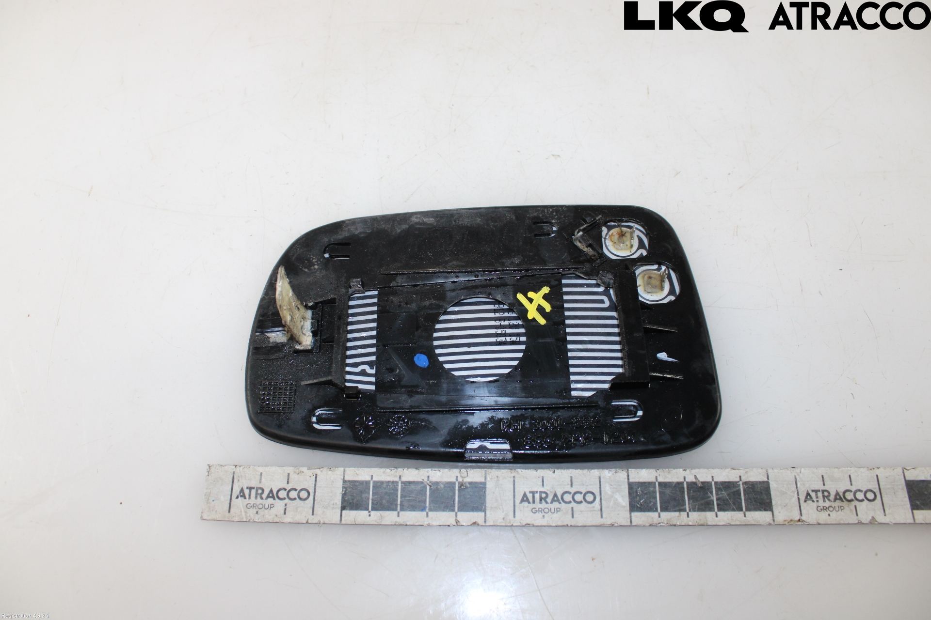 Toyota COROLLA VERSO 04-07 Spegelglas Hö